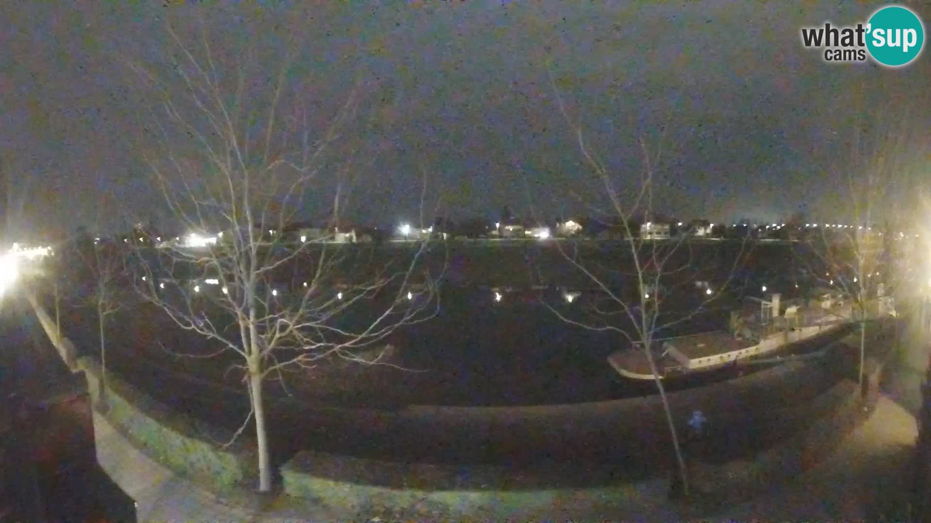 Sisak live webcam – vista sul fiume Kolpa – Croazia