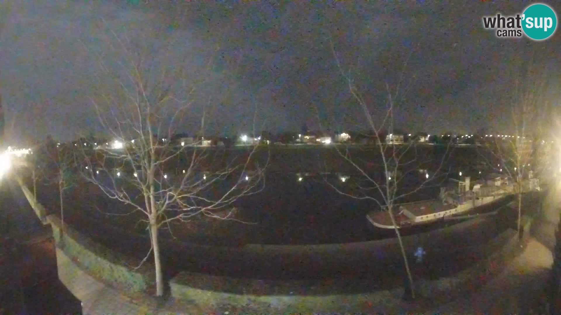 Sisak Live-Webcam Blick auf den Fluss Kolpa – Kroatien