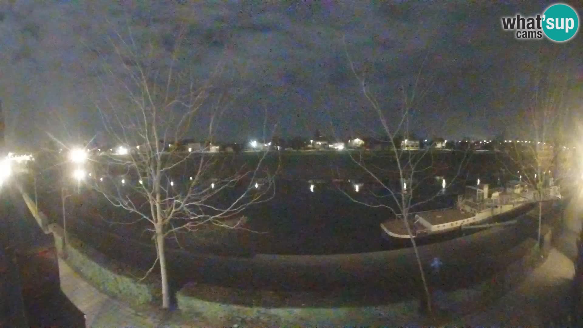 Sisak live webcam – vista sul fiume Kolpa – Croazia