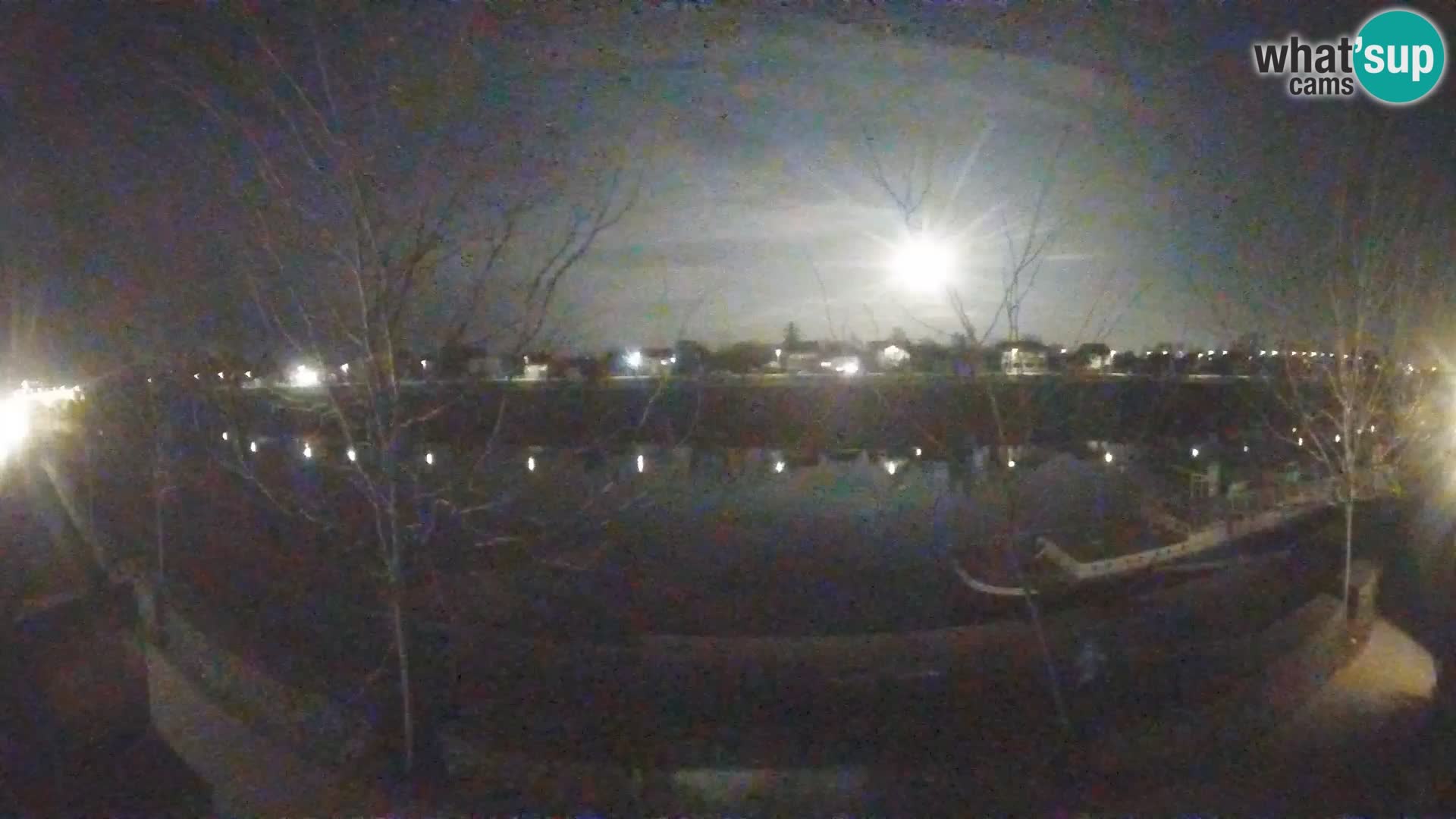 Sisak live webcam – vista sul fiume Kolpa – Croazia