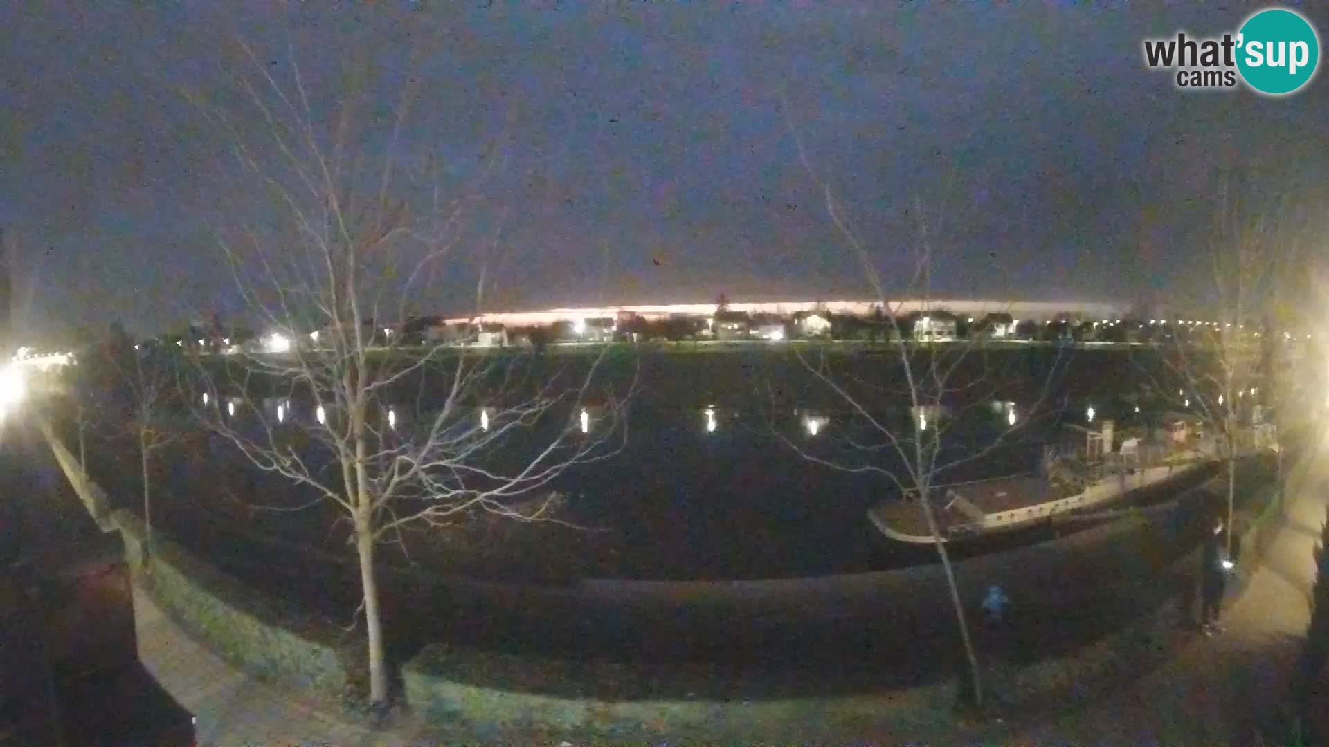 Sisak live webcam – vista sul fiume Kolpa – Croazia