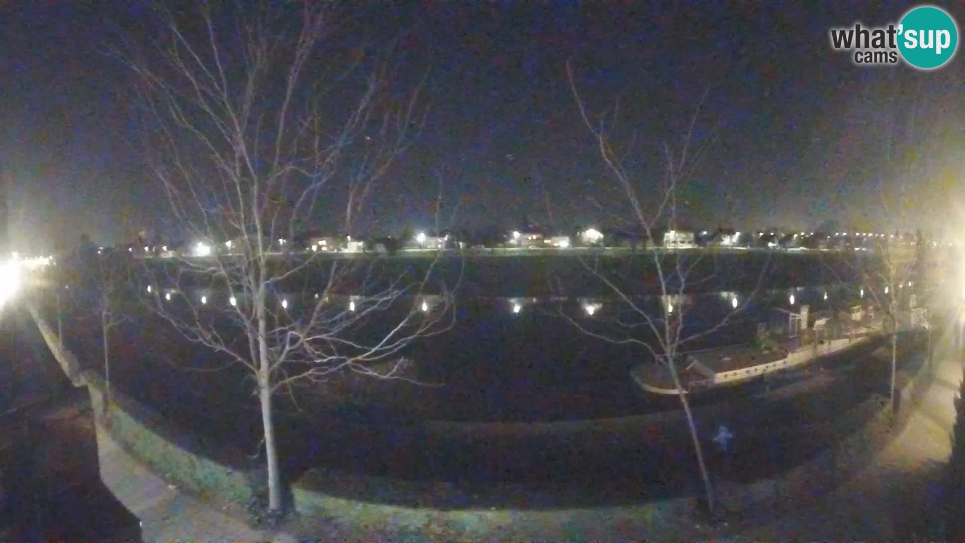 Sisak live webcam – vista sul fiume Kolpa – Croazia