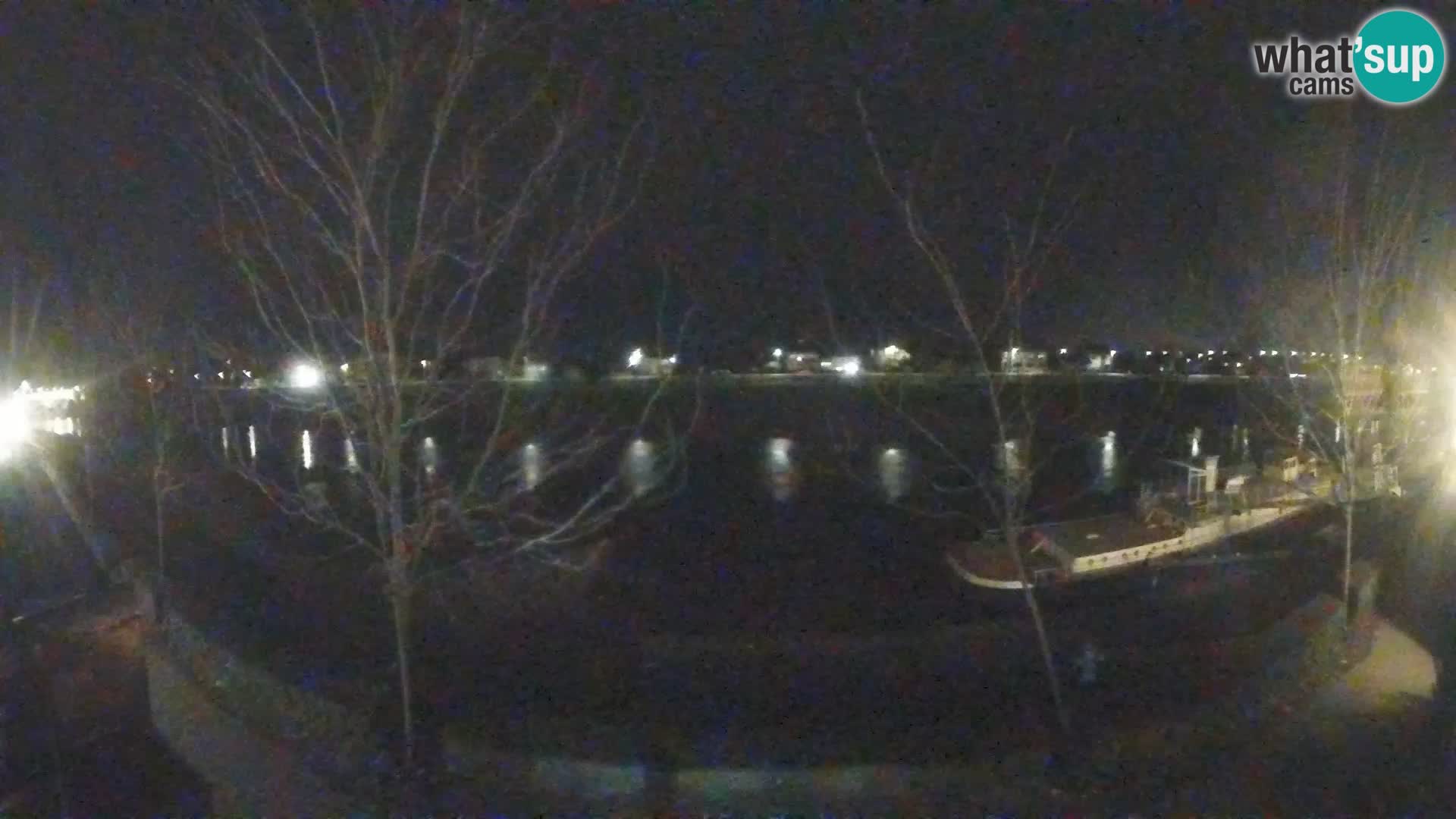 Sisak live webcam – vista sul fiume Kolpa – Croazia