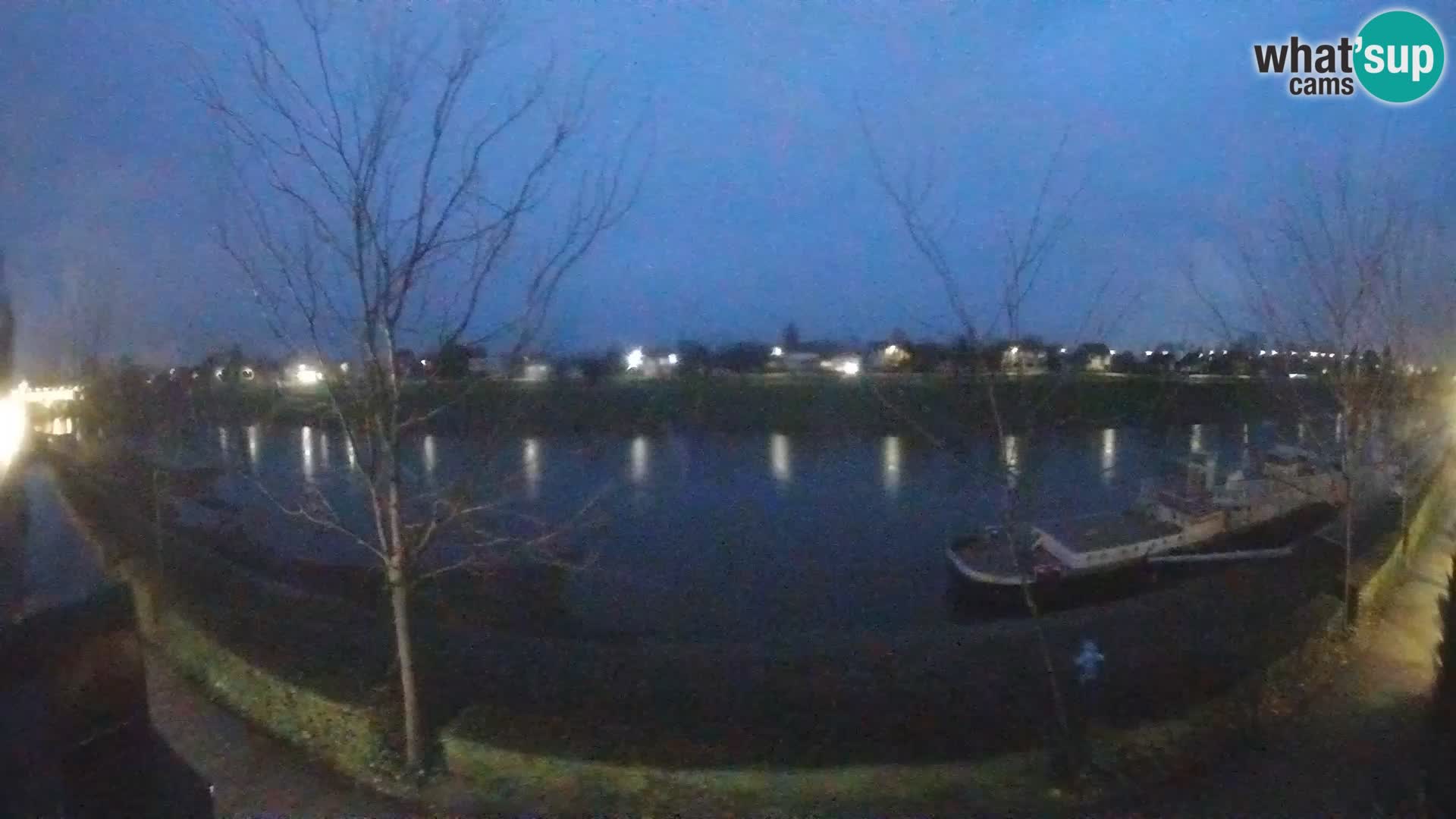 Sisak Live-Webcam Blick auf den Fluss Kolpa – Kroatien