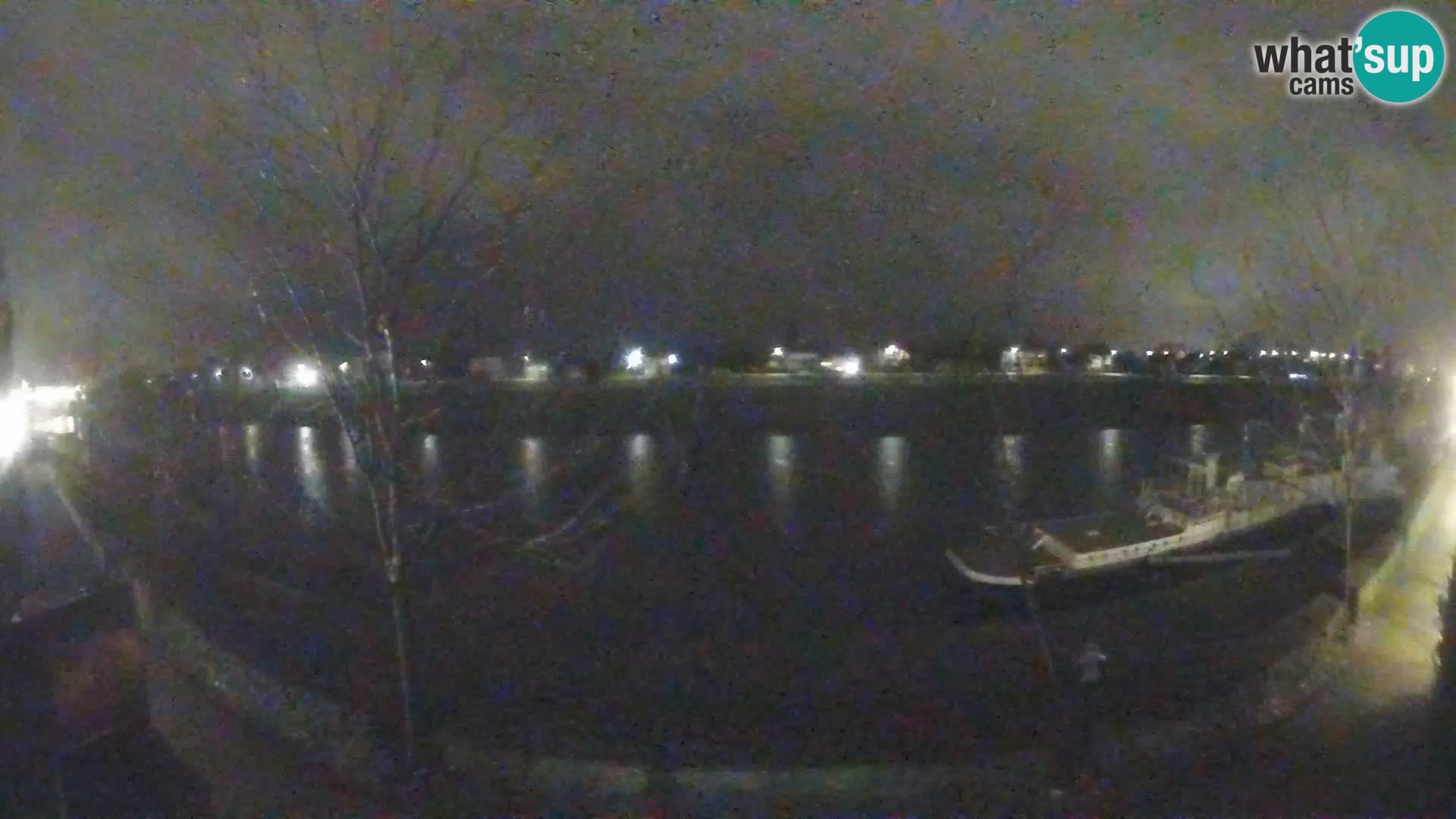 Sisak live webcam – vista sul fiume Kolpa – Croazia