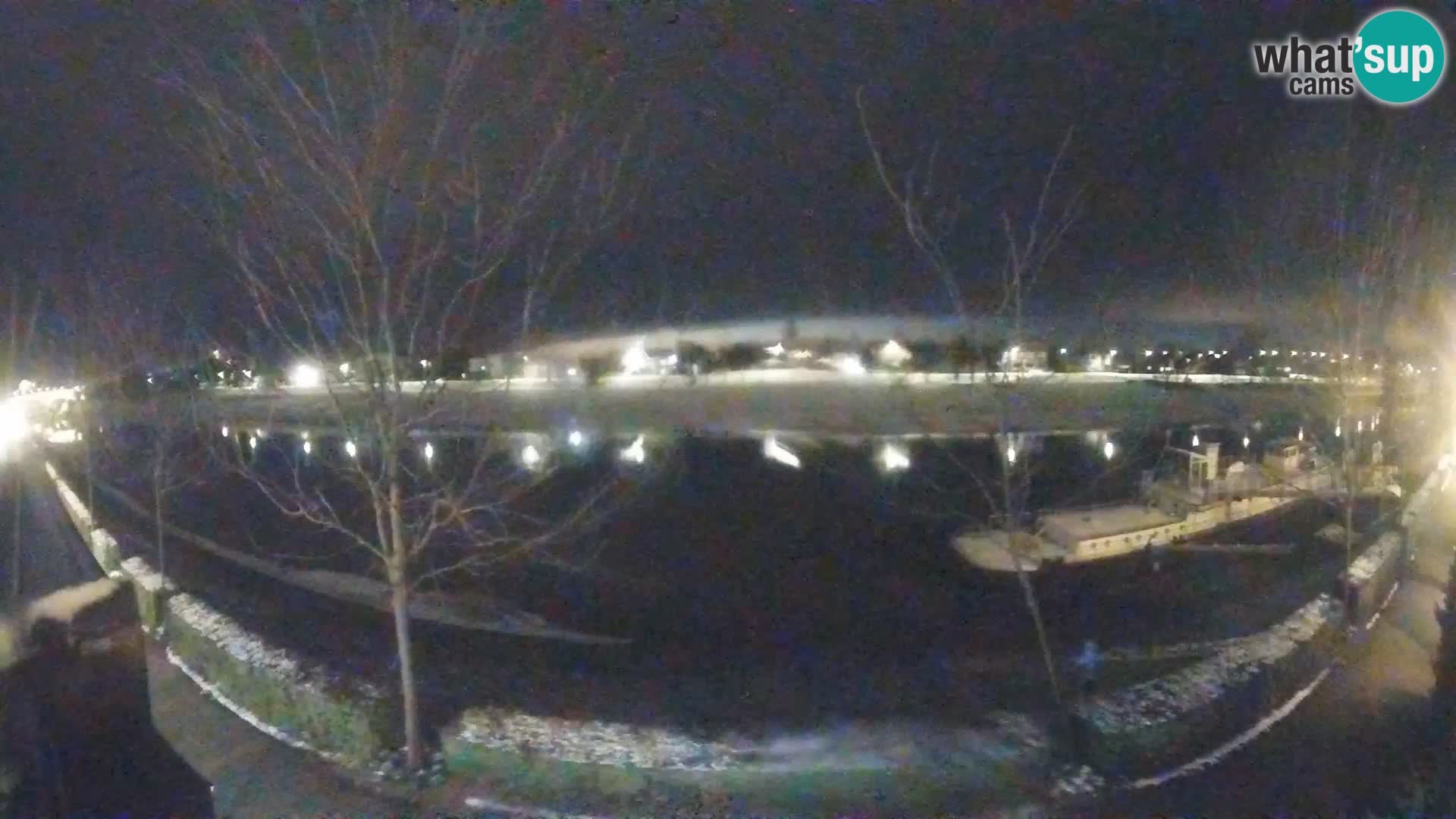 Sisak live webcam – vista sul fiume Kolpa – Croazia