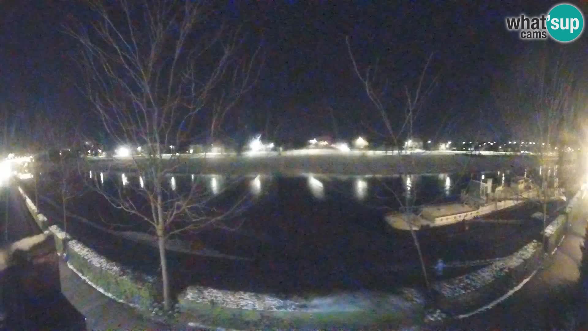 Sisak webcam en vivo Kolpa river view – Croacia