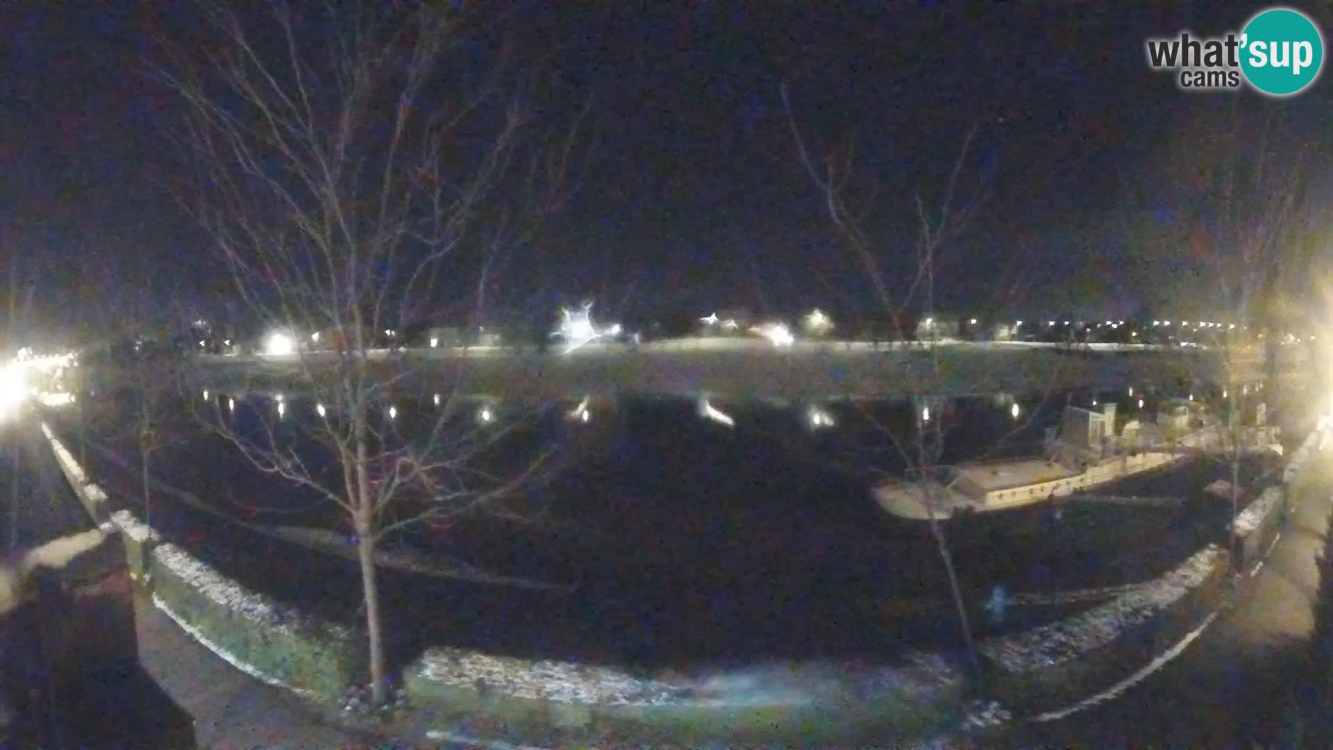 Sisak live webcam – vista sul fiume Kolpa – Croazia