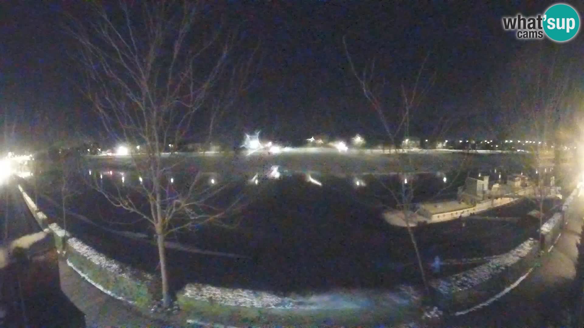 Sisak live webcam – vista sul fiume Kolpa – Croazia