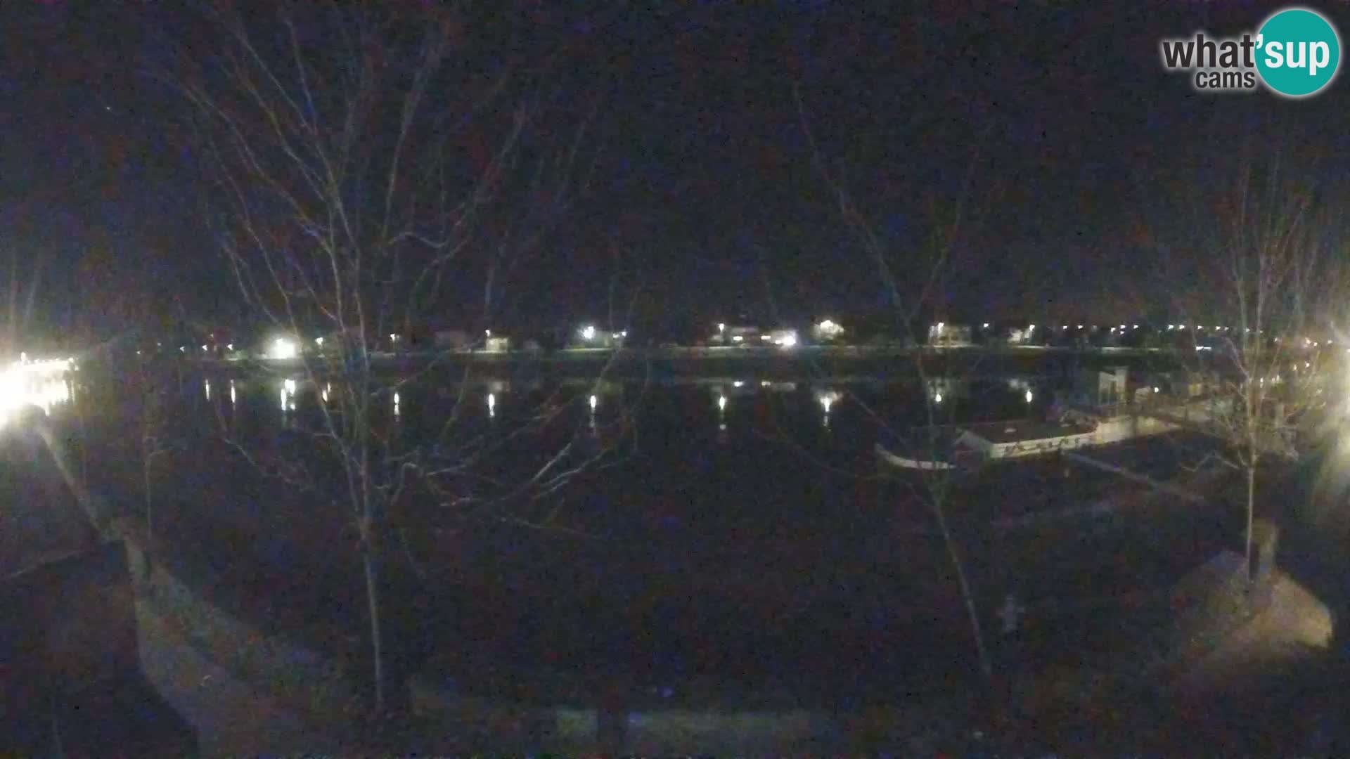 Sisak Live-Webcam Blick auf den Fluss Kolpa – Kroatien