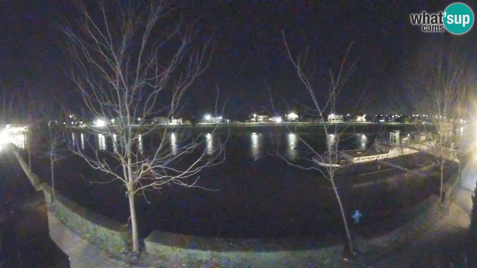 Sisak live webcam – vista sul fiume Kolpa – Croazia