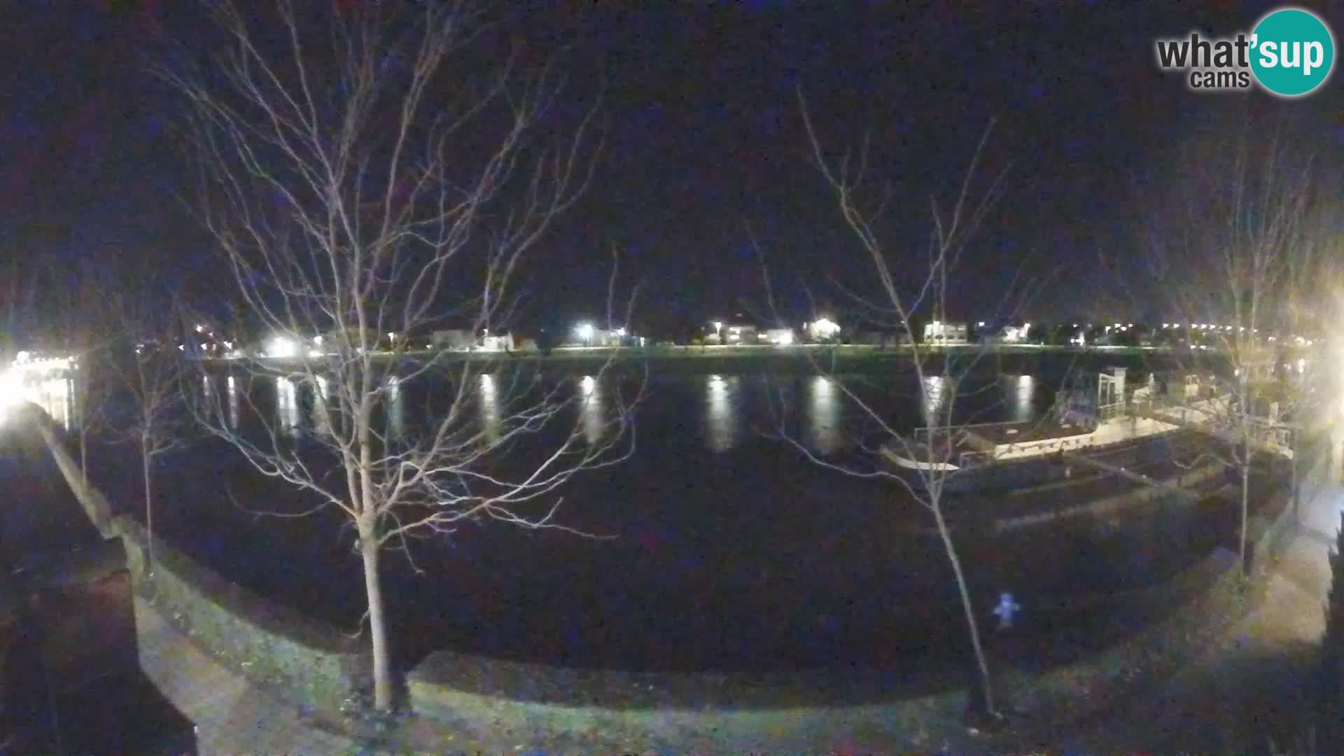 Sisak live webcam – vista sul fiume Kolpa – Croazia