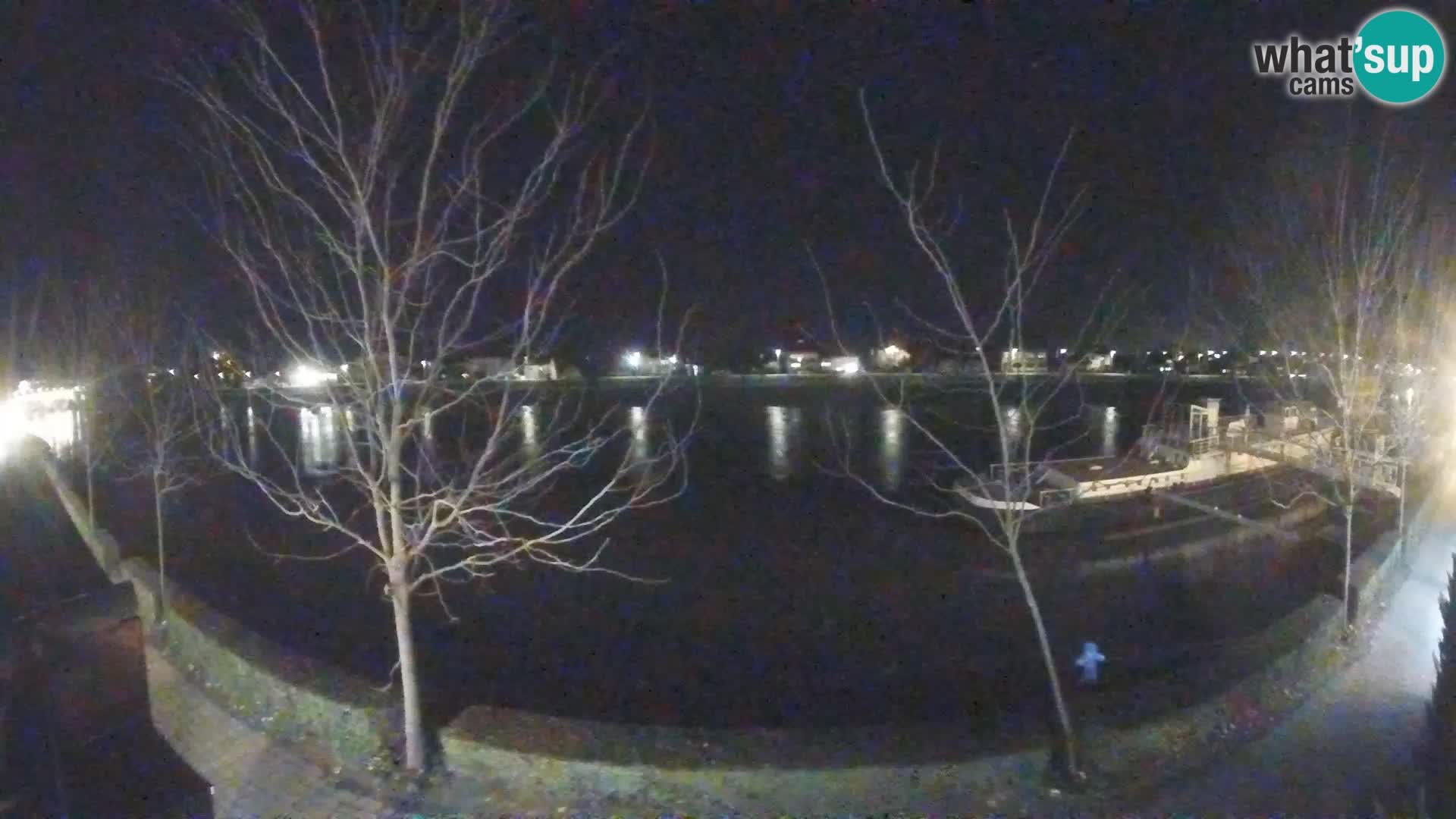 Sisak live webcam – vista sul fiume Kolpa – Croazia