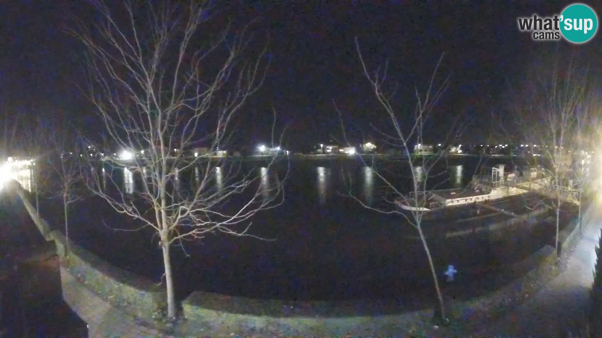 Sisak live webcam – vista sul fiume Kolpa – Croazia