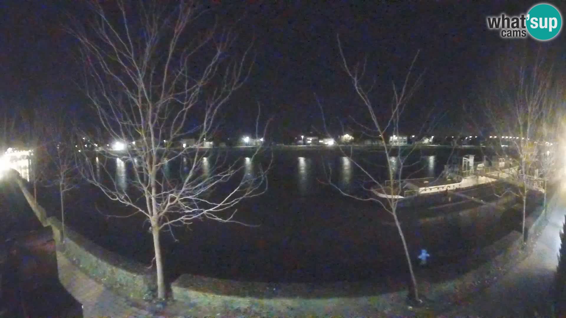 Sisak live webcam – vista sul fiume Kolpa – Croazia