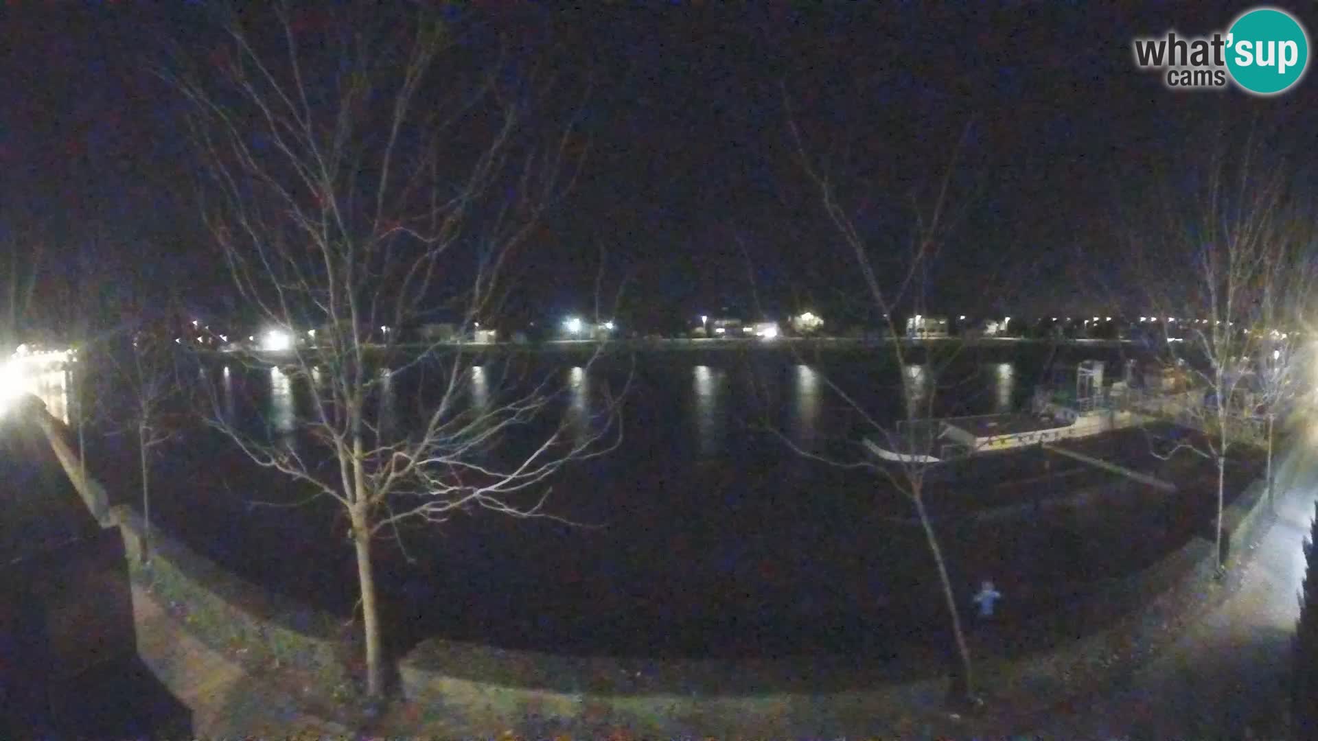 Sisak live webcam – vista sul fiume Kolpa – Croazia