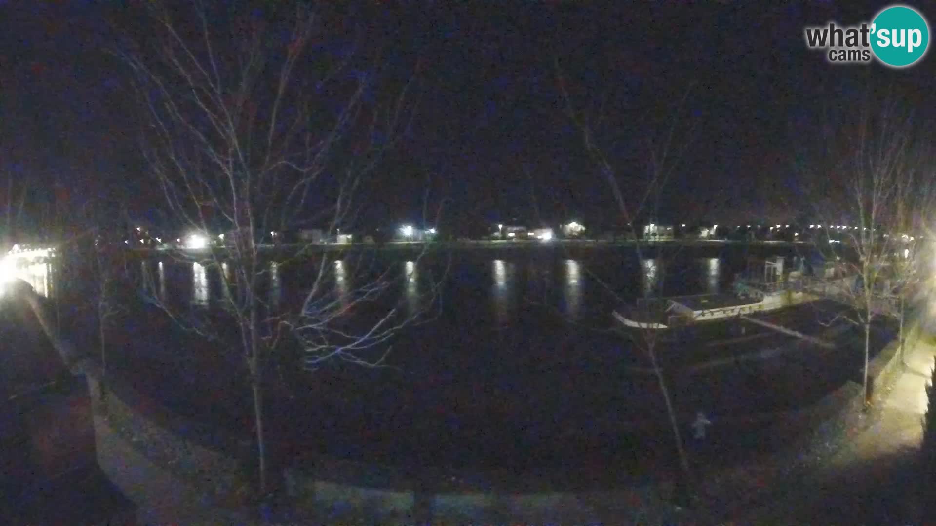 Sisak live webcam – vista sul fiume Kolpa – Croazia