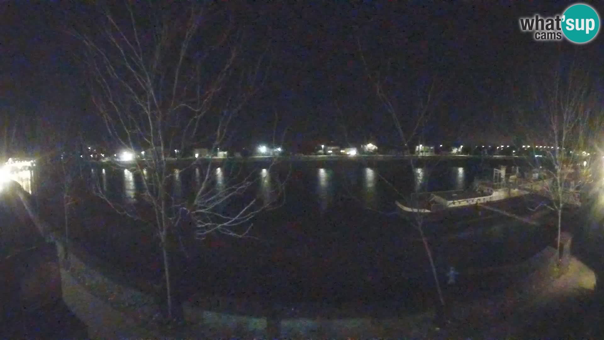 Sisak Live-Webcam Blick auf den Fluss Kolpa – Kroatien