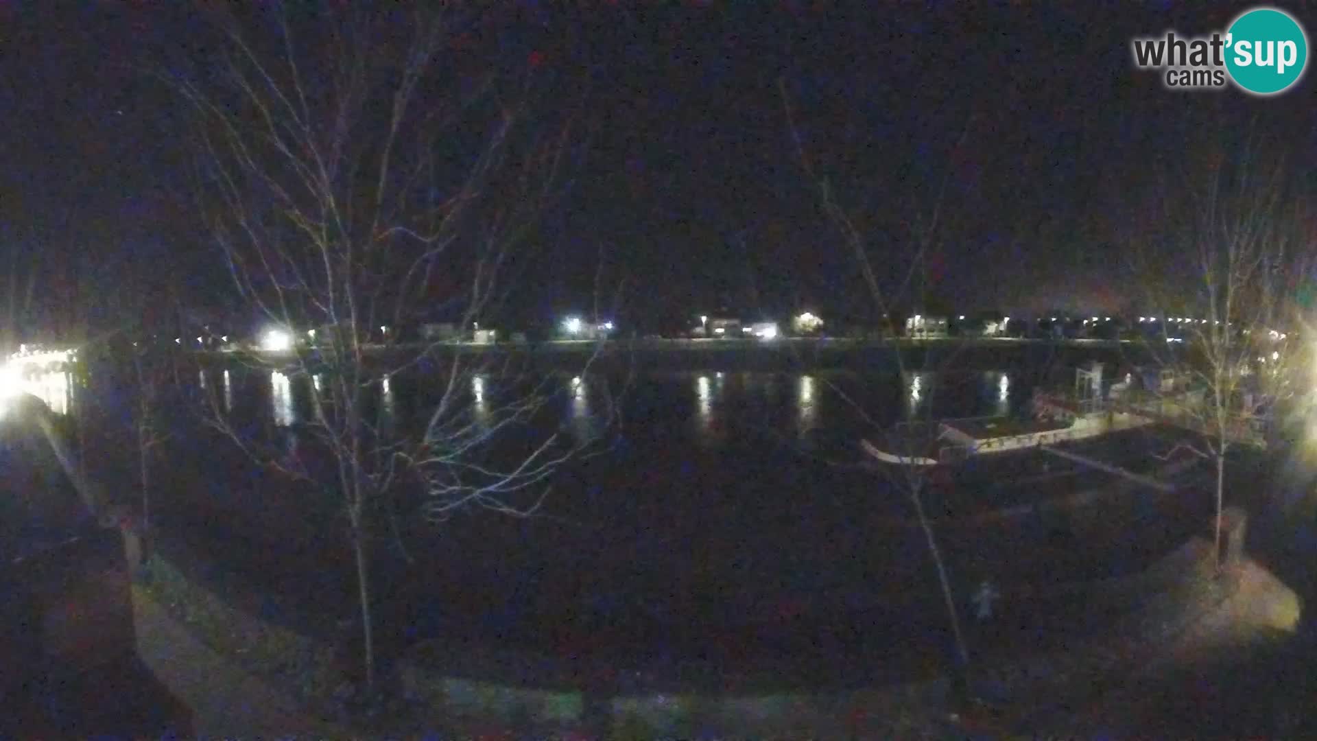 Sisak live webcam – vista sul fiume Kolpa – Croazia