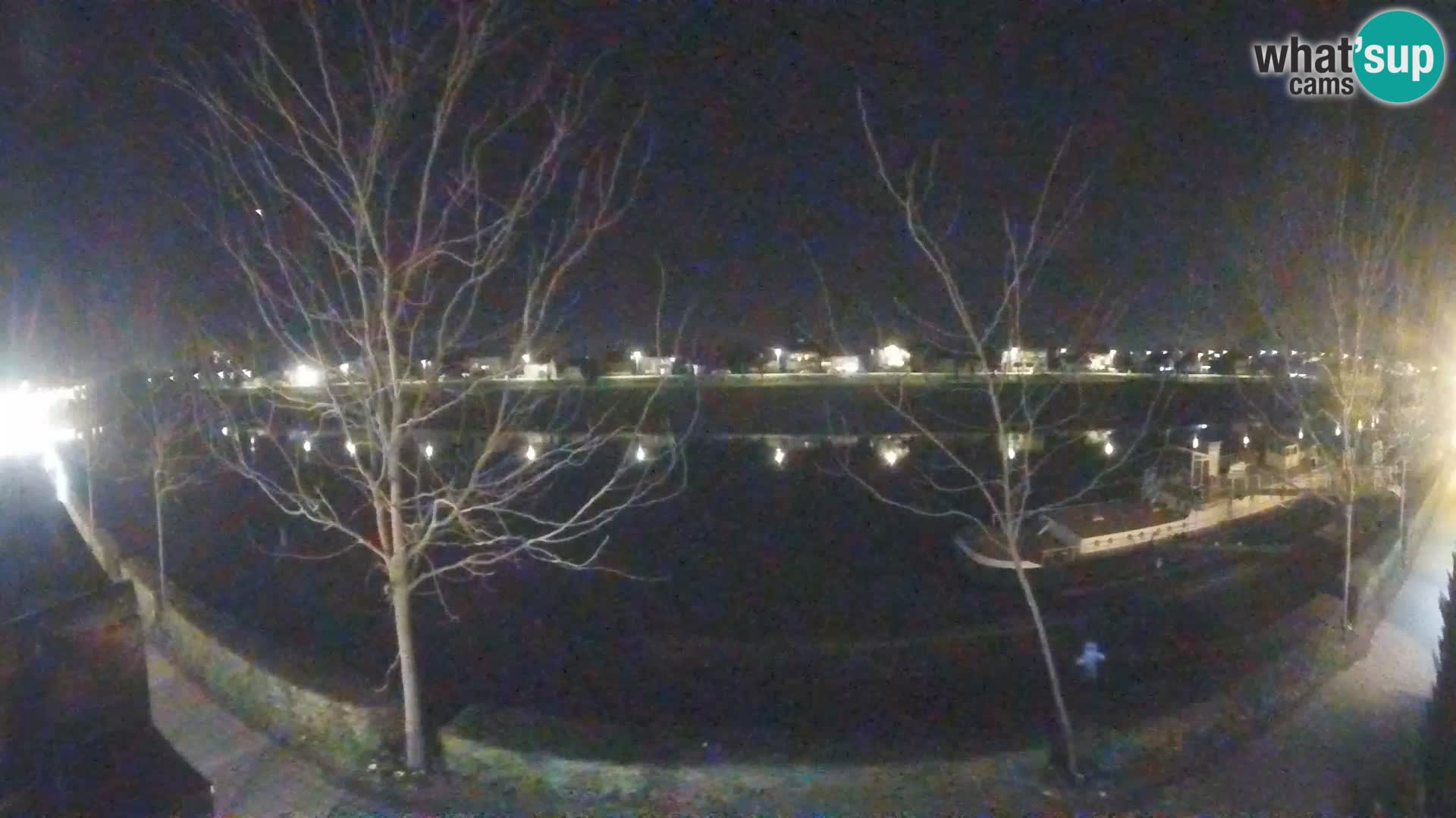 Sisak live webcam – vista sul fiume Kolpa – Croazia