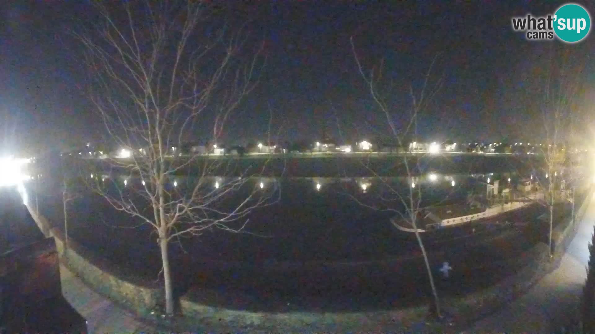 Sisak live webcam – vista sul fiume Kolpa – Croazia