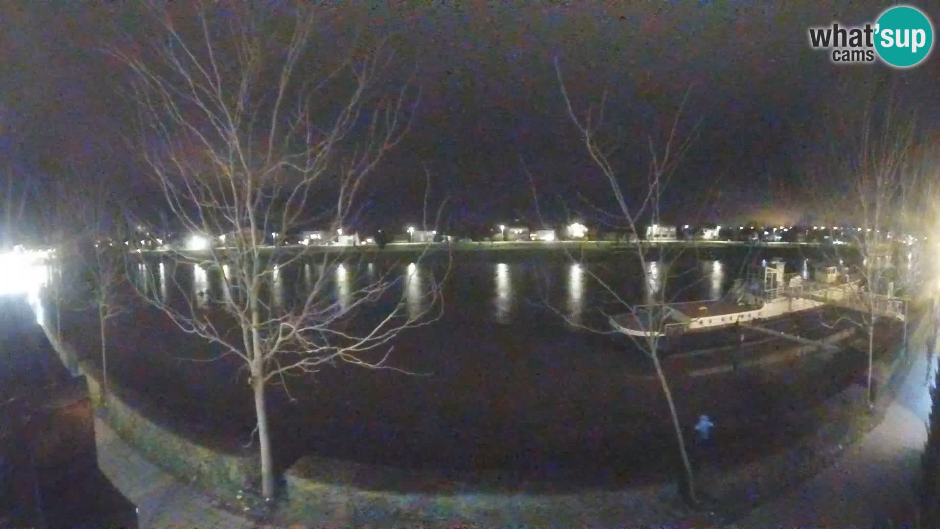 Sisak live webcam – vista sul fiume Kolpa – Croazia