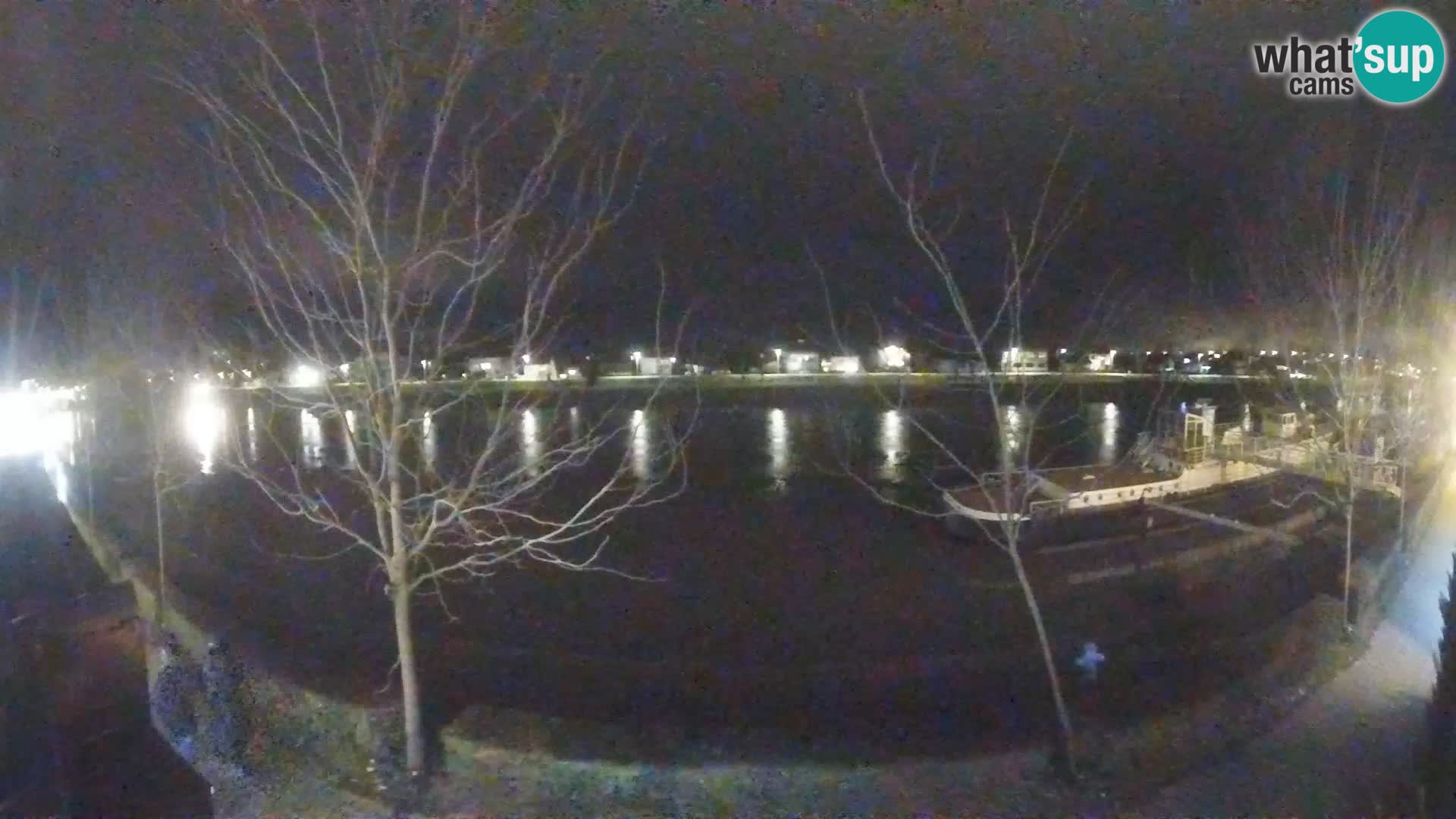 Sisak live webcam – vista sul fiume Kolpa – Croazia