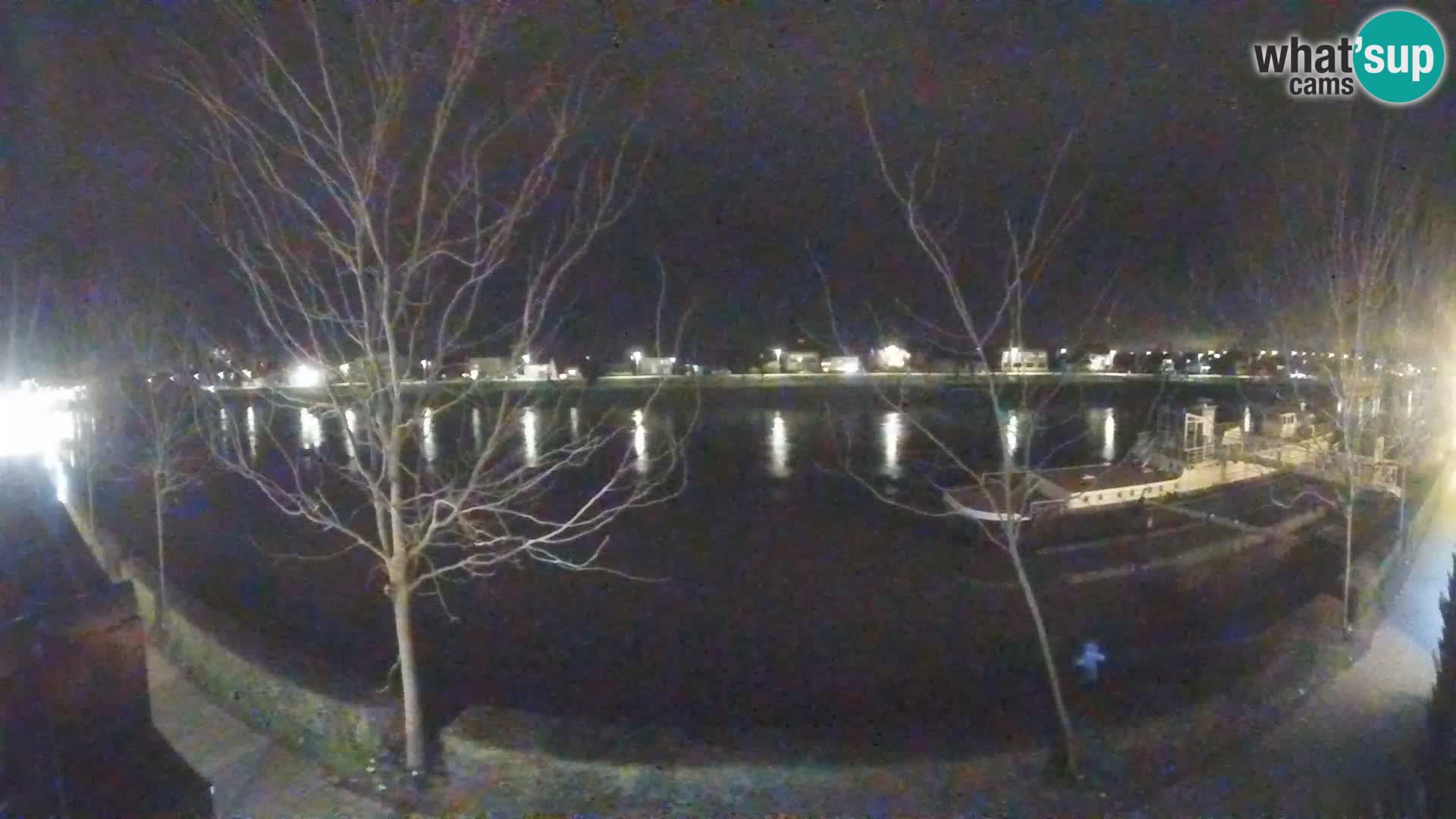 Sisak live webcam pogled na reku Kolpu