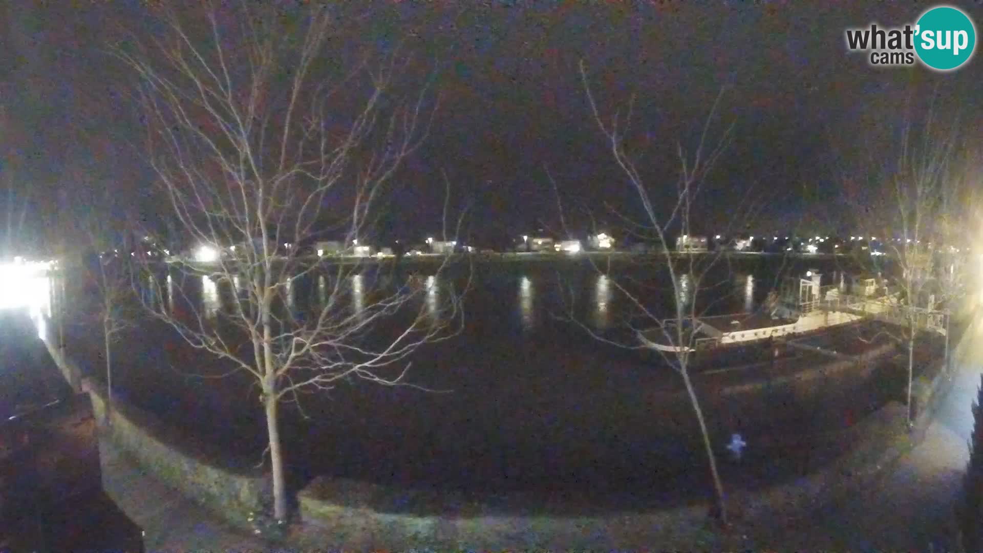 Sisak live webcam – vista sul fiume Kolpa – Croazia