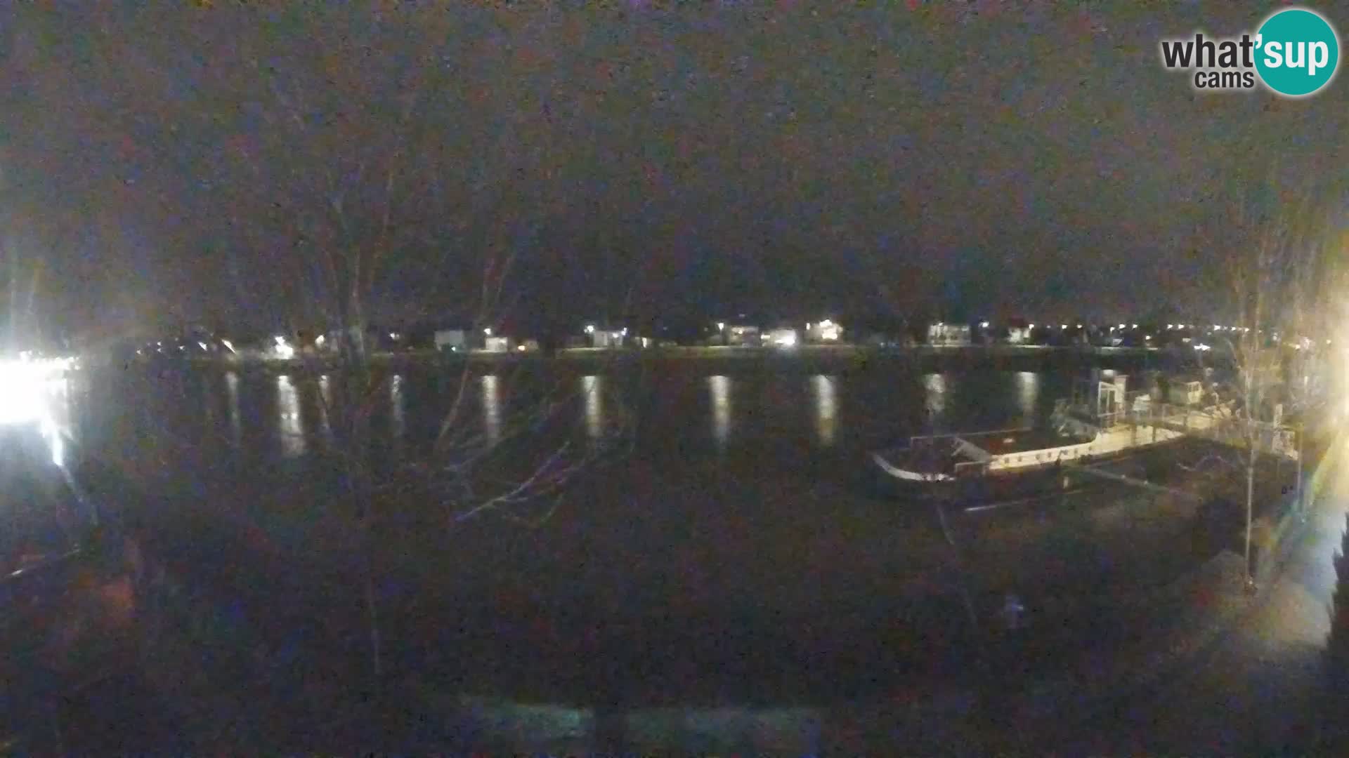 Sisak live webcam – vista sul fiume Kolpa – Croazia