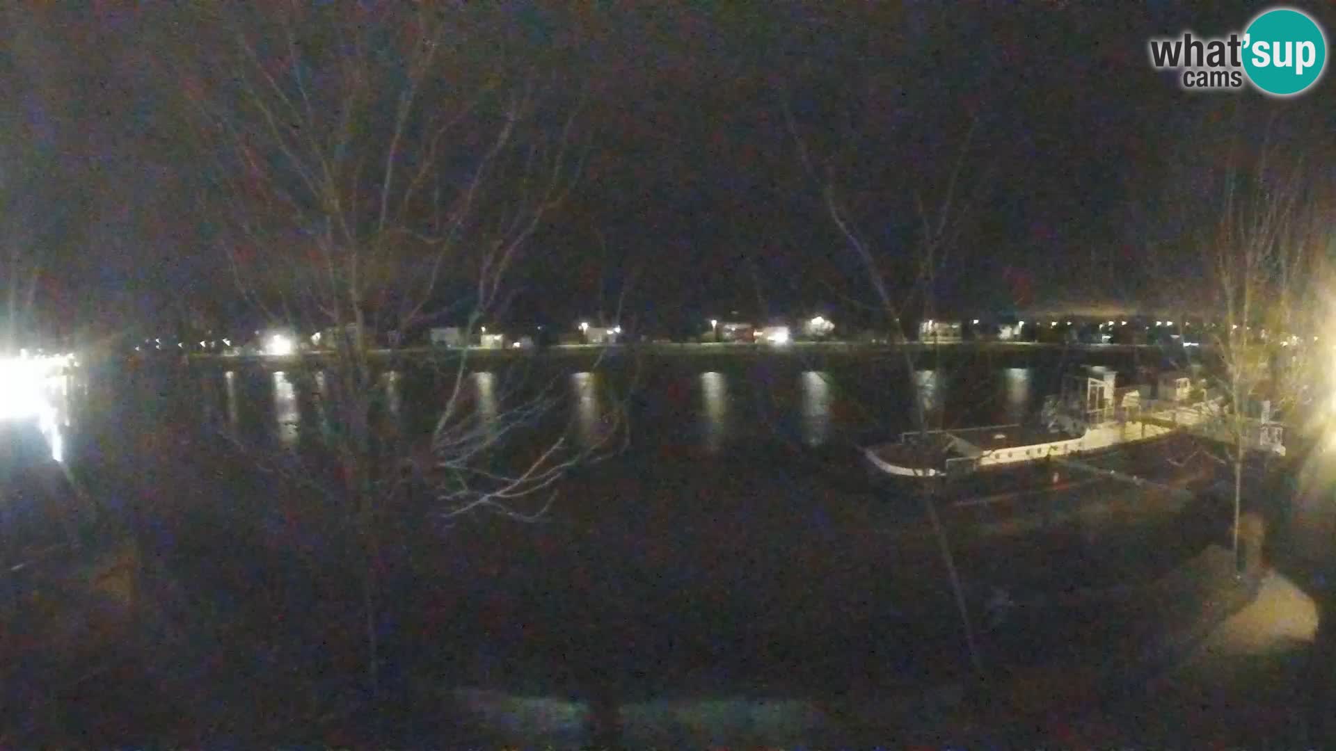 Sisak Live-Webcam Blick auf den Fluss Kolpa – Kroatien