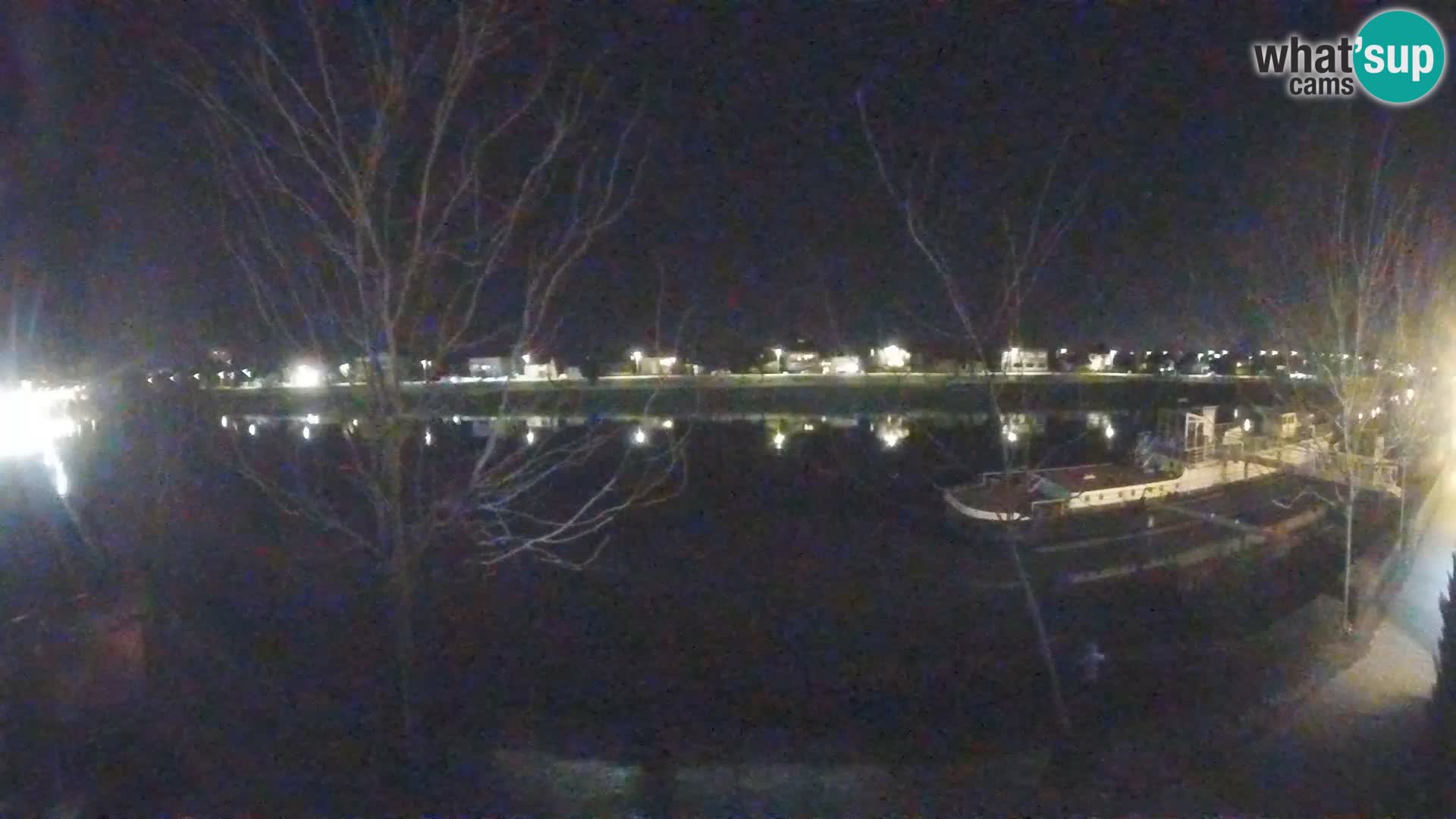 Sisak Live-Webcam Blick auf den Fluss Kolpa – Kroatien