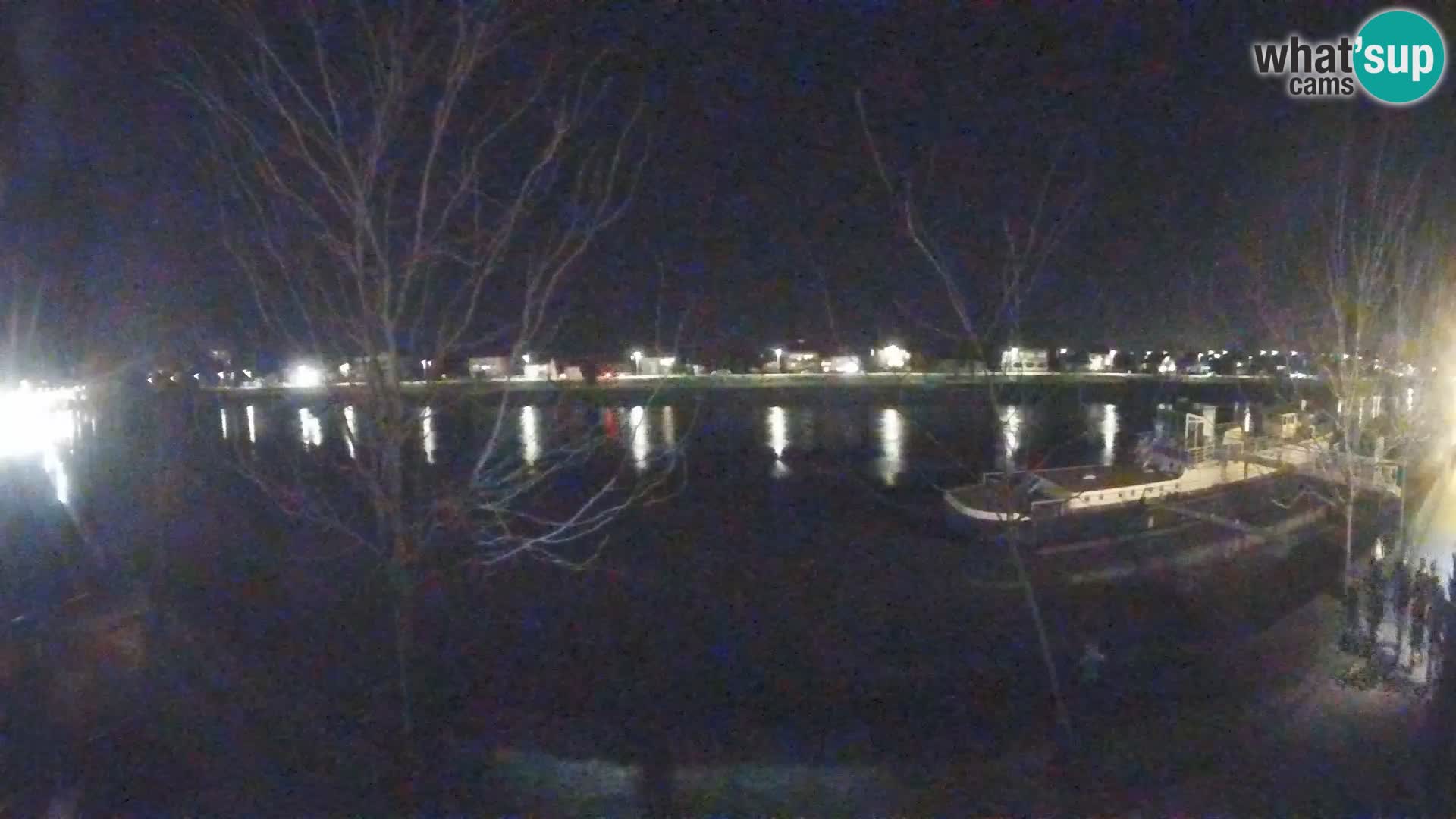 Sisak live webcam – vista sul fiume Kolpa – Croazia