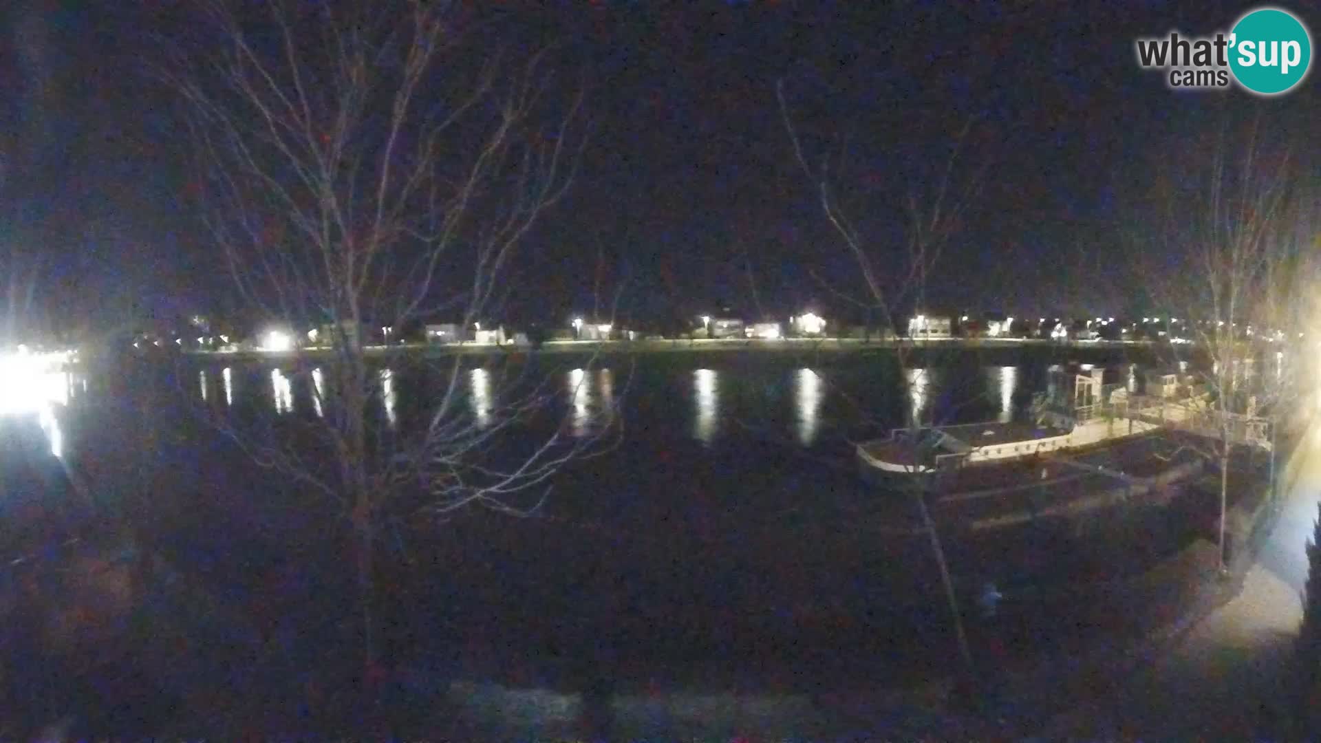 Sisak live webcam pogled na reku Kolpu