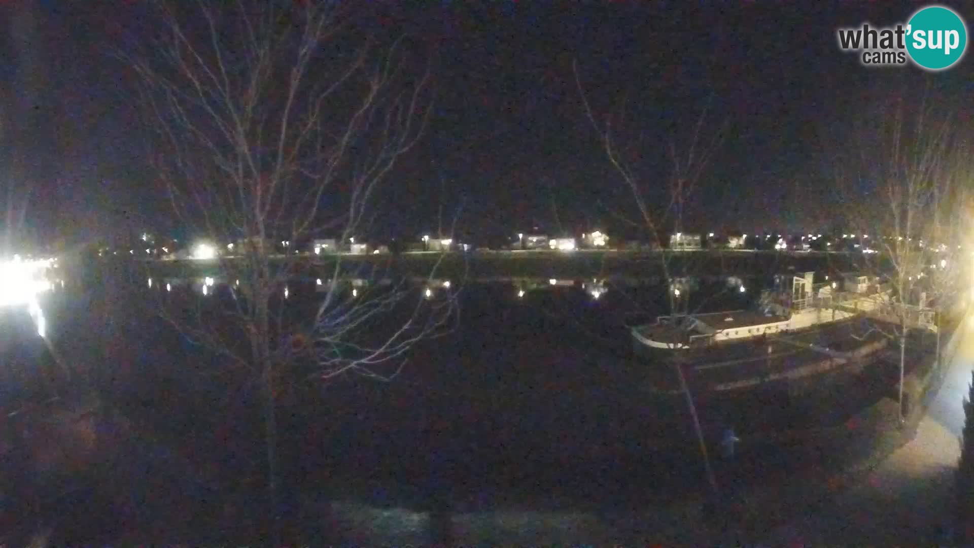 Sisak Live-Webcam Blick auf den Fluss Kolpa – Kroatien