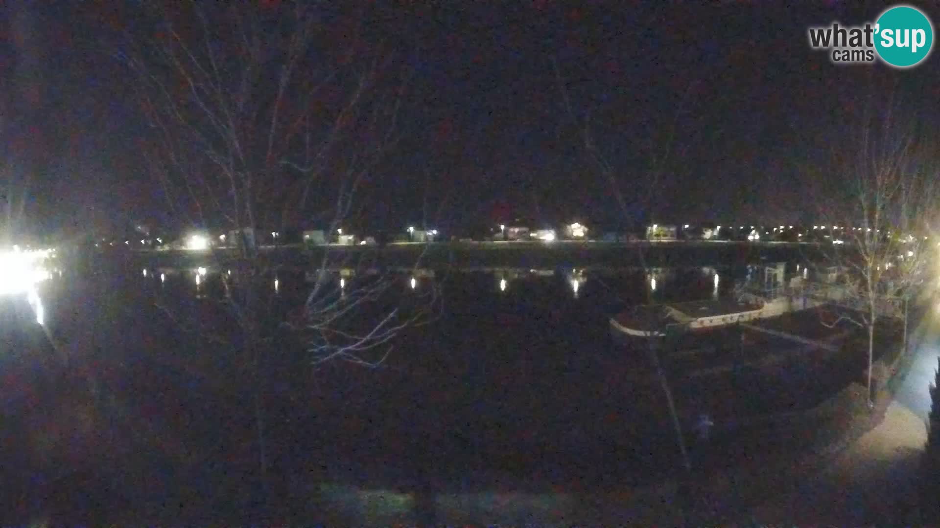 Sisak Live-Webcam Blick auf den Fluss Kolpa – Kroatien