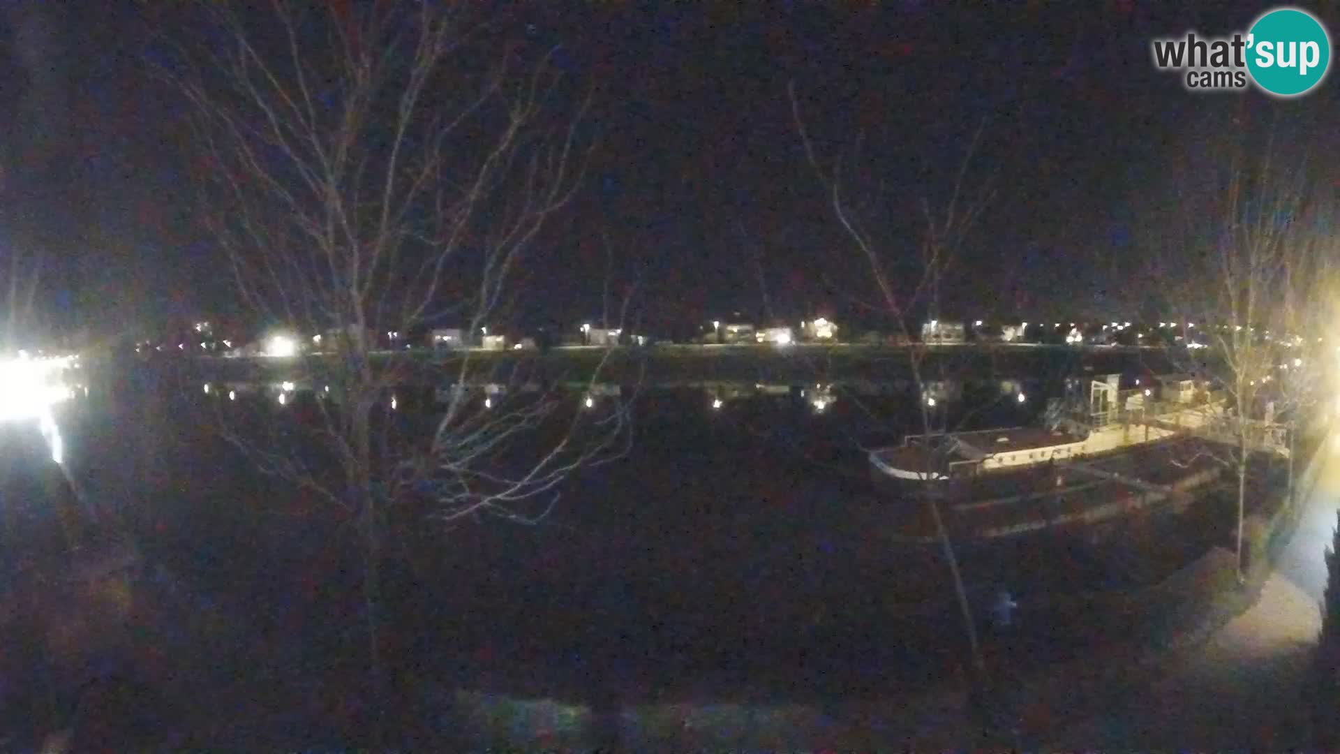 Sisak live webcam – vista sul fiume Kolpa – Croazia