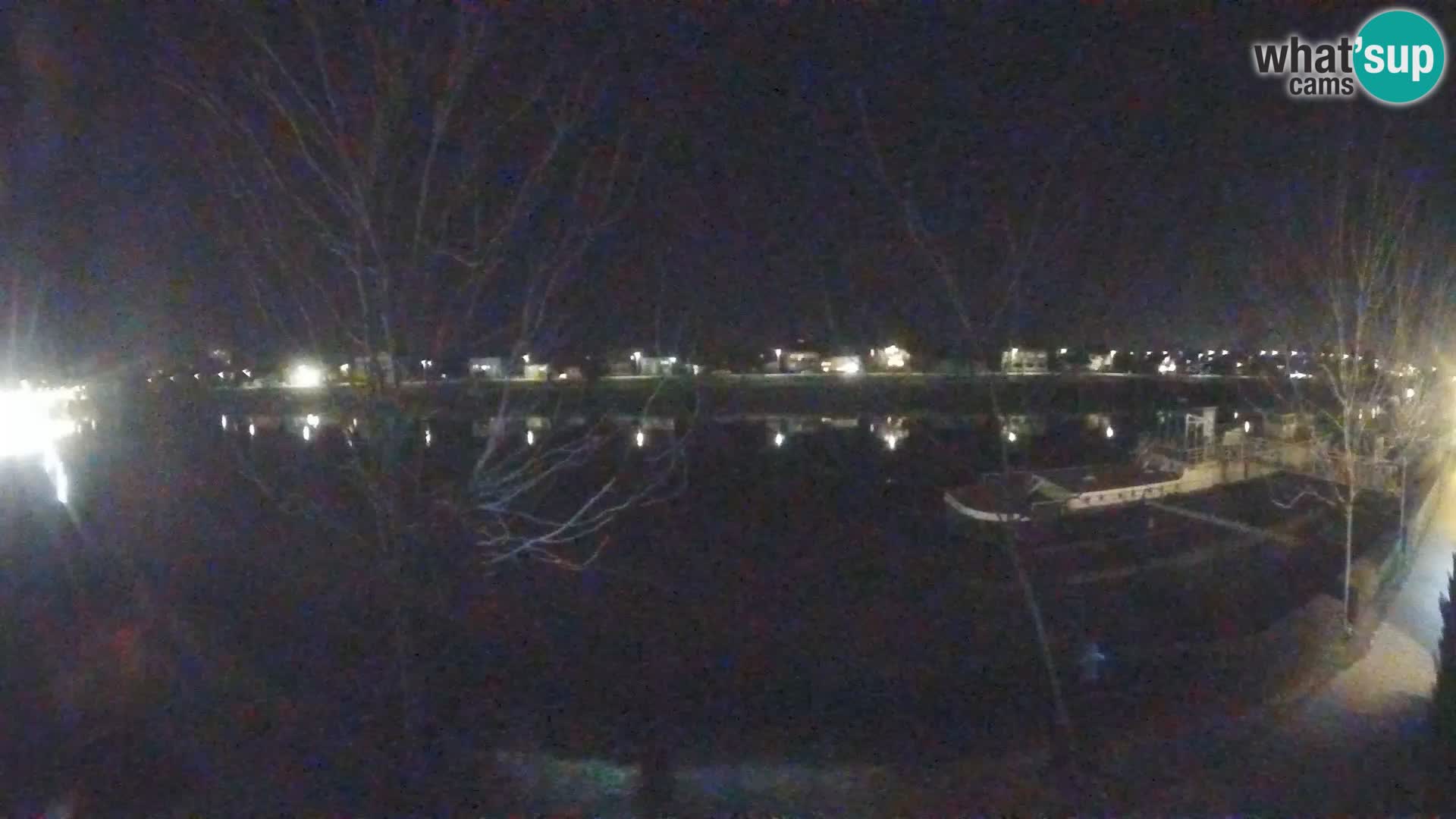 Sisak live webcam – vista sul fiume Kolpa – Croazia