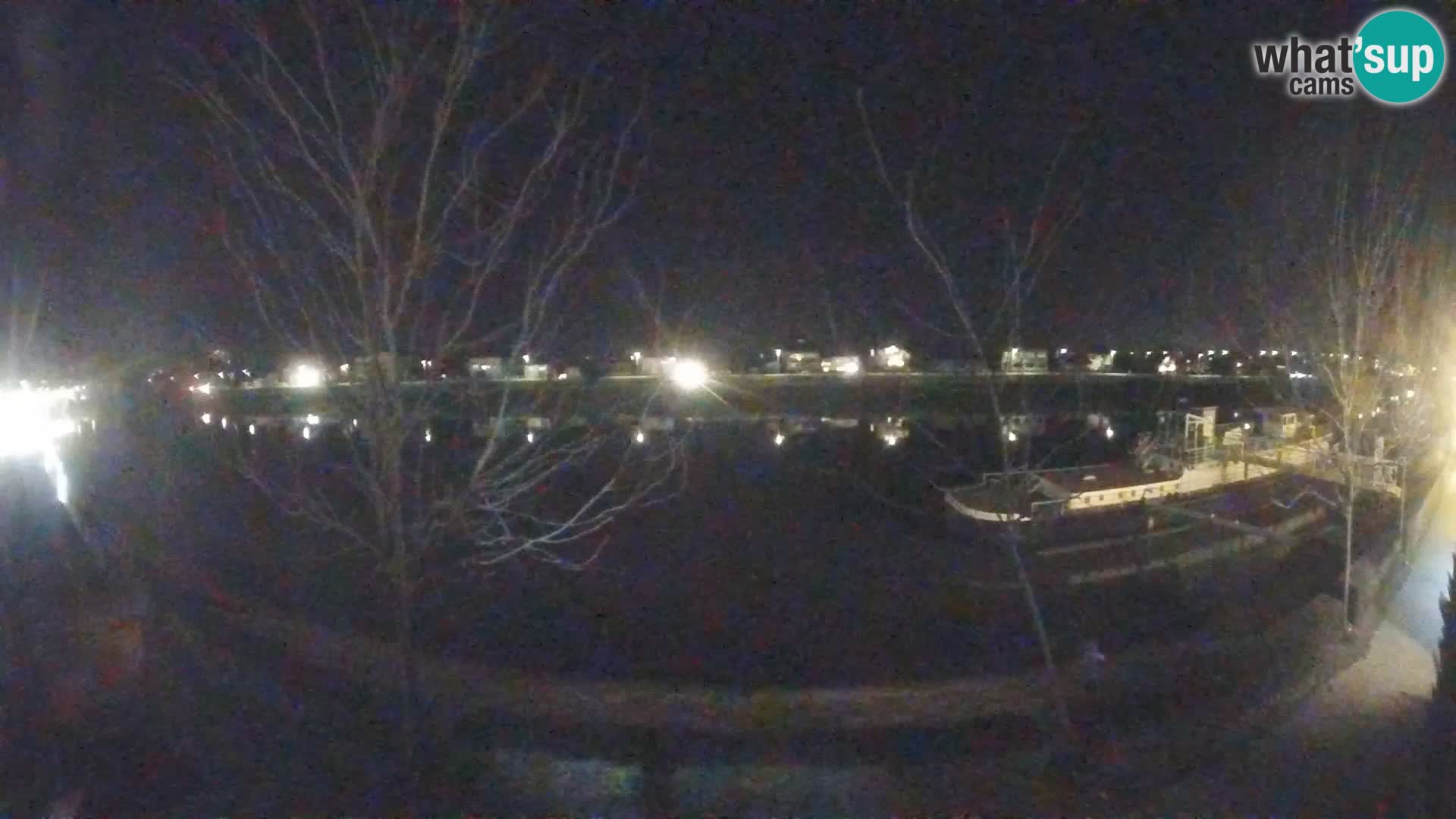 Sisak live webcam pogled na reku Kolpu