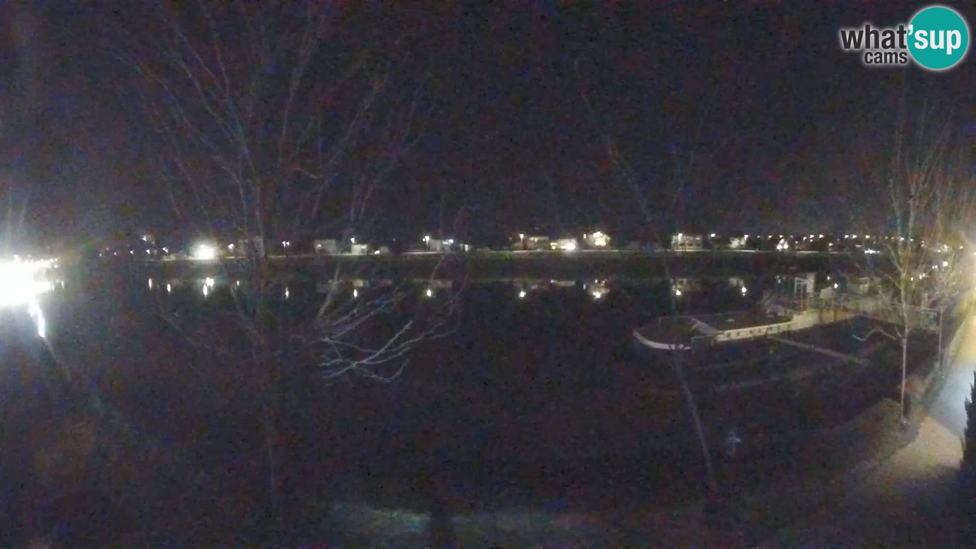 Sisak webcam en direct – vue sur la rivière Kolpa – Croatie