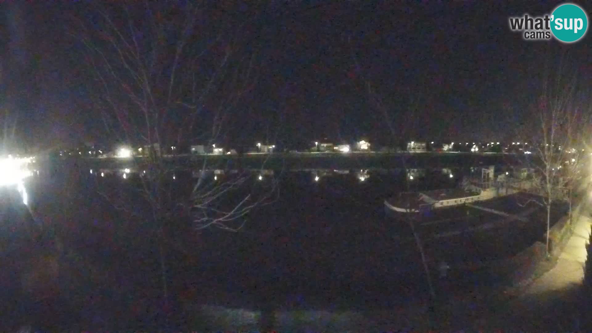 Sisak webcam en direct – vue sur la rivière Kolpa – Croatie