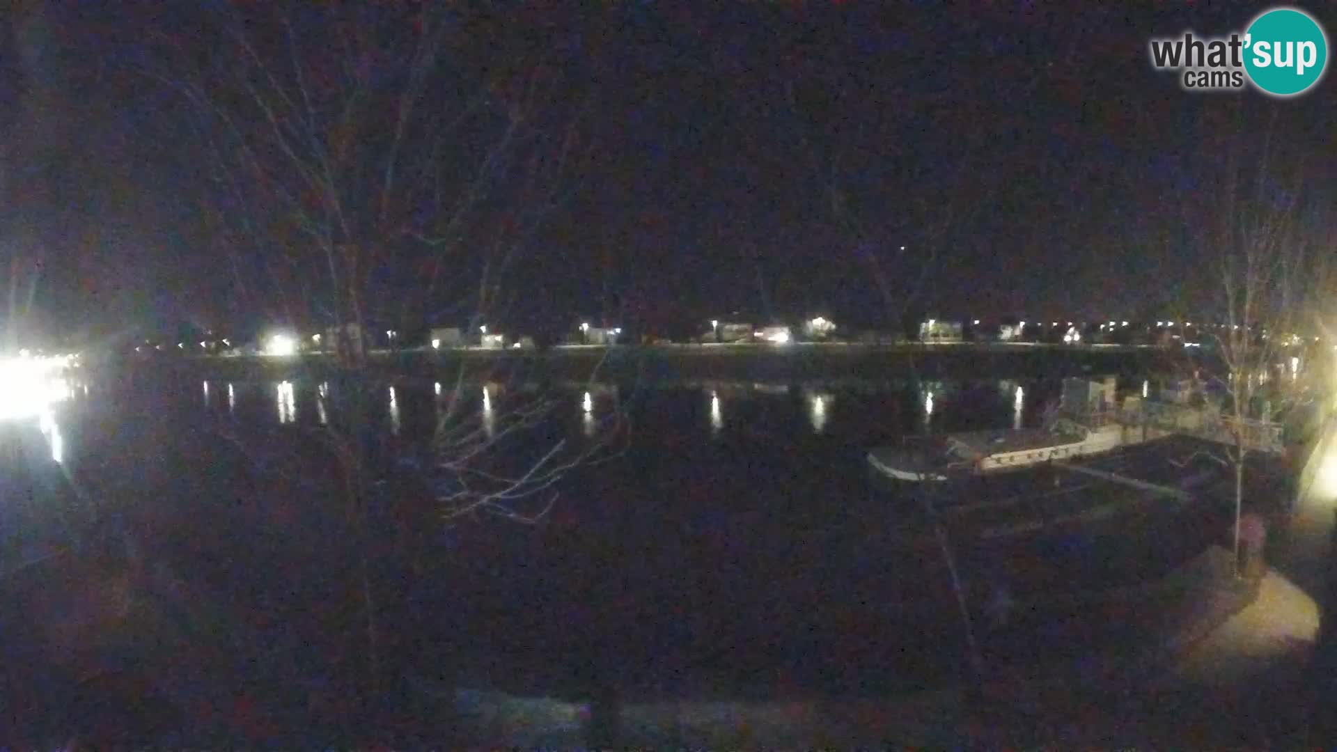 Sisak Live-Webcam Blick auf den Fluss Kolpa – Kroatien