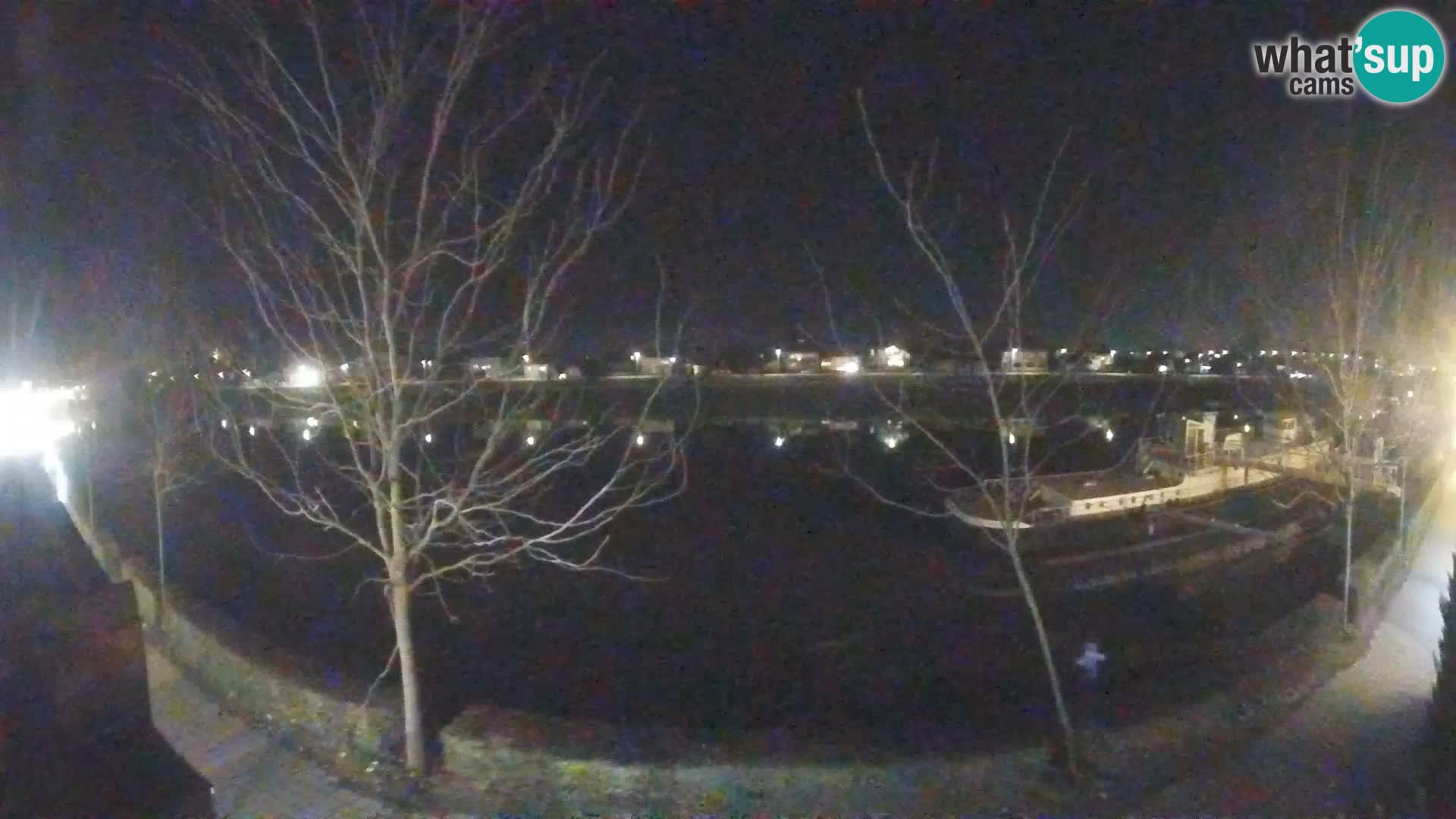 Sisak live webcam – vista sul fiume Kolpa – Croazia