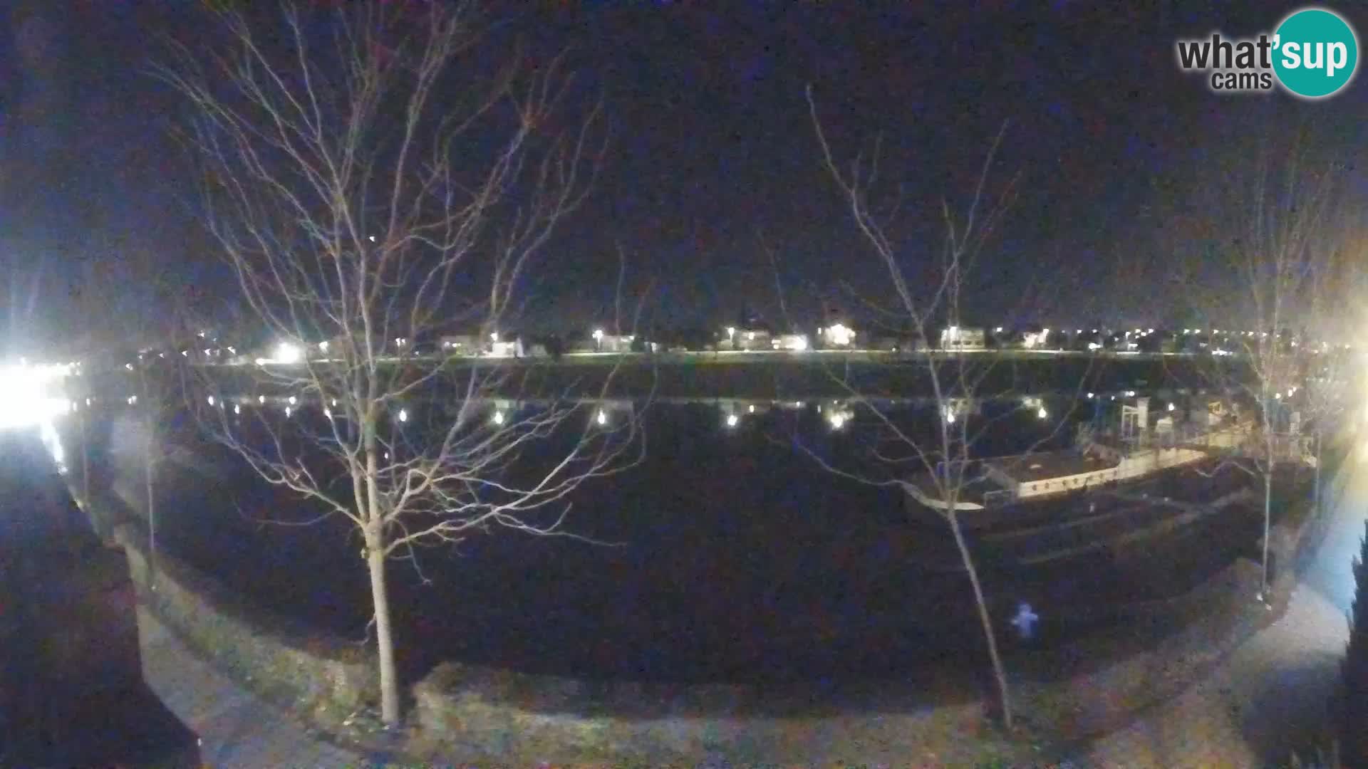 Sisak live webcam – vista sul fiume Kolpa – Croazia