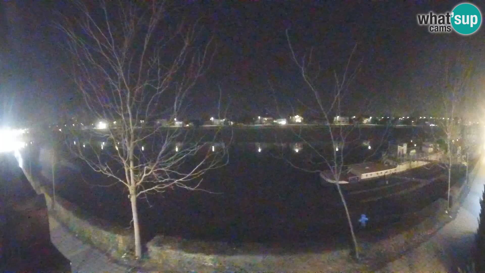 Sisak live webcam – vista sul fiume Kolpa – Croazia