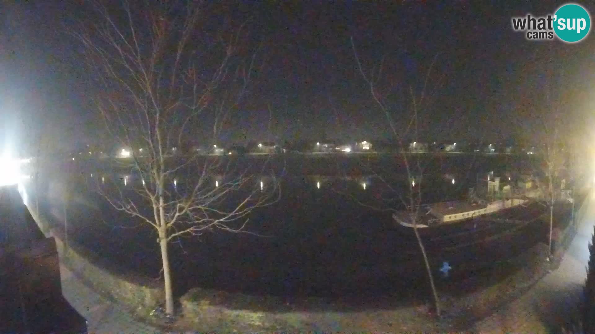 Sisak live webcam – vista sul fiume Kolpa – Croazia