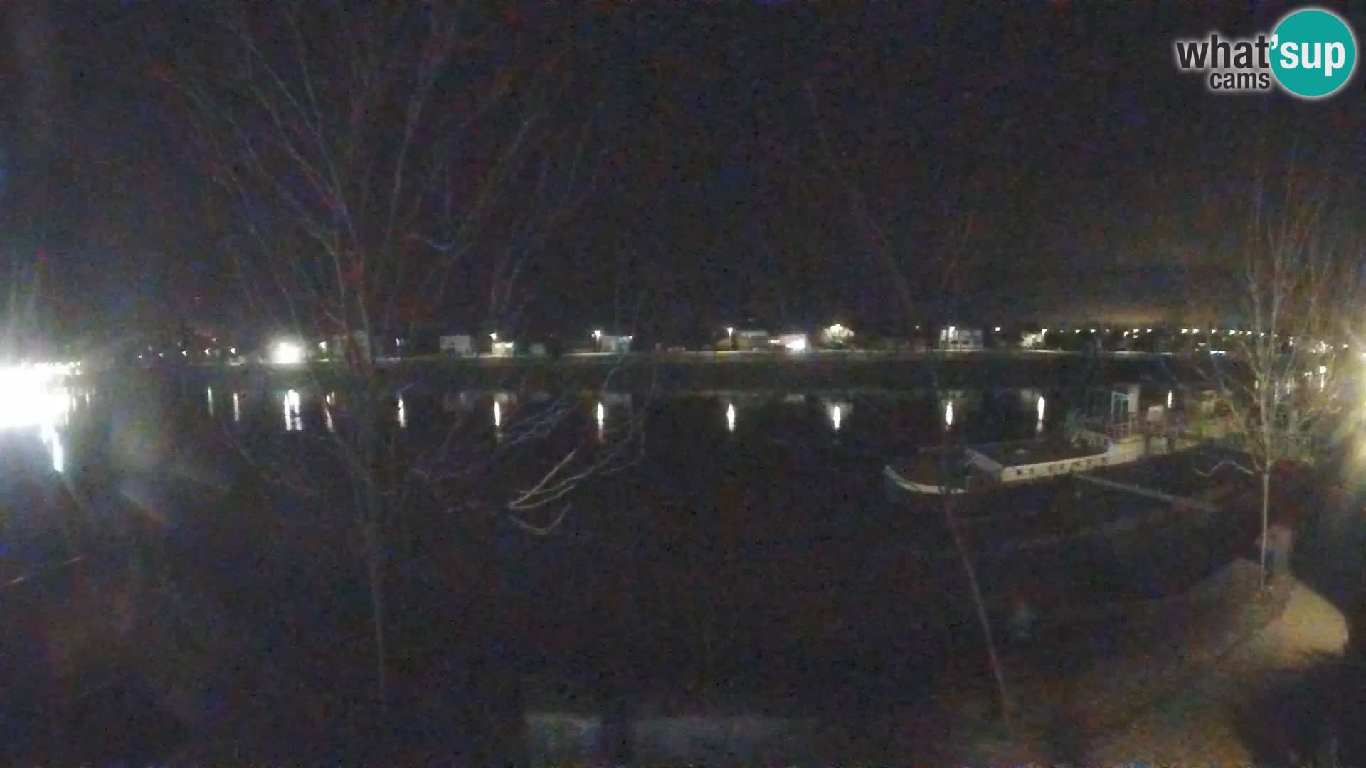 Sisak live webcam pogled na reku Kolpu