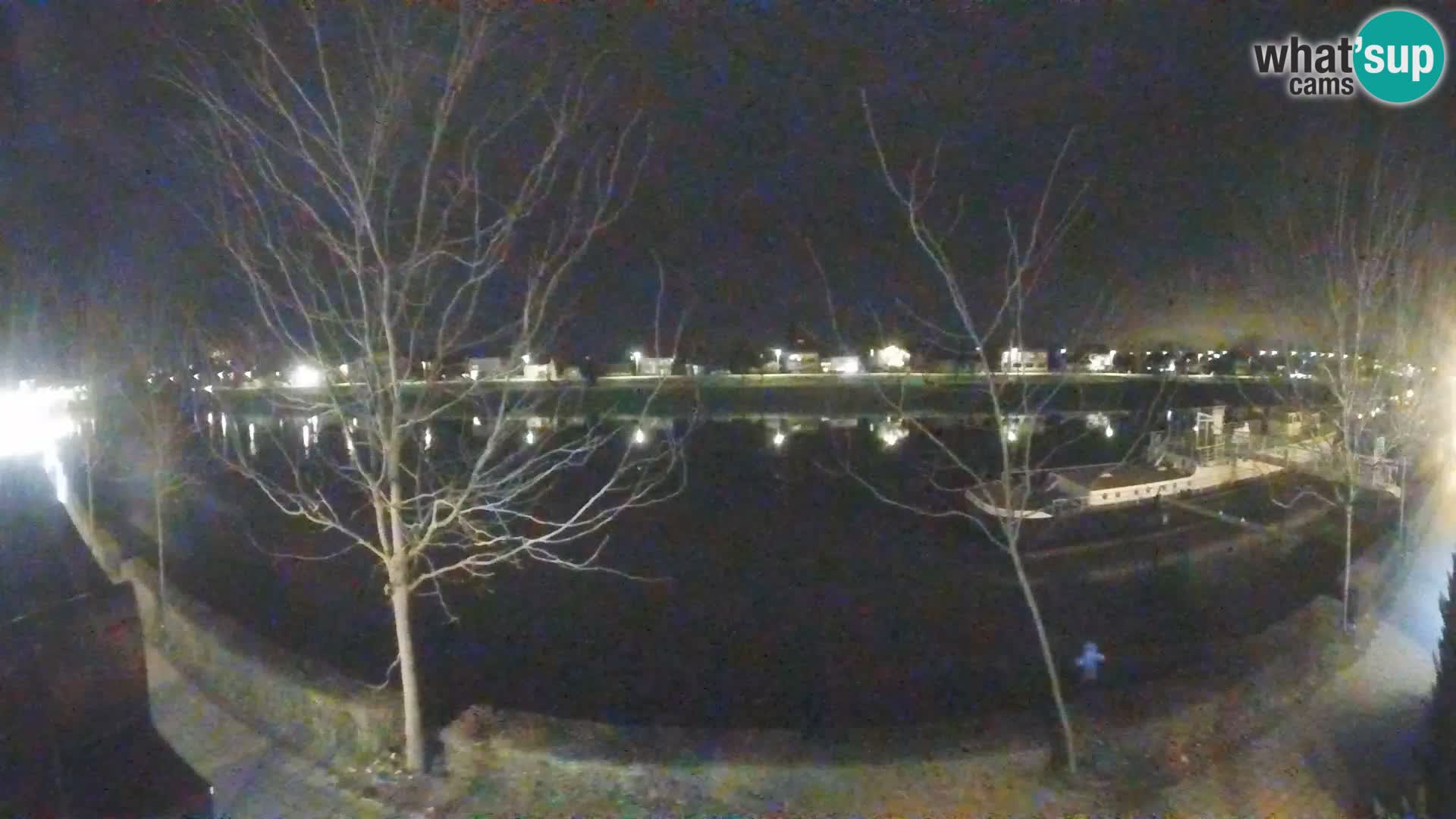 Sisak webcam en direct – vue sur la rivière Kolpa – Croatie