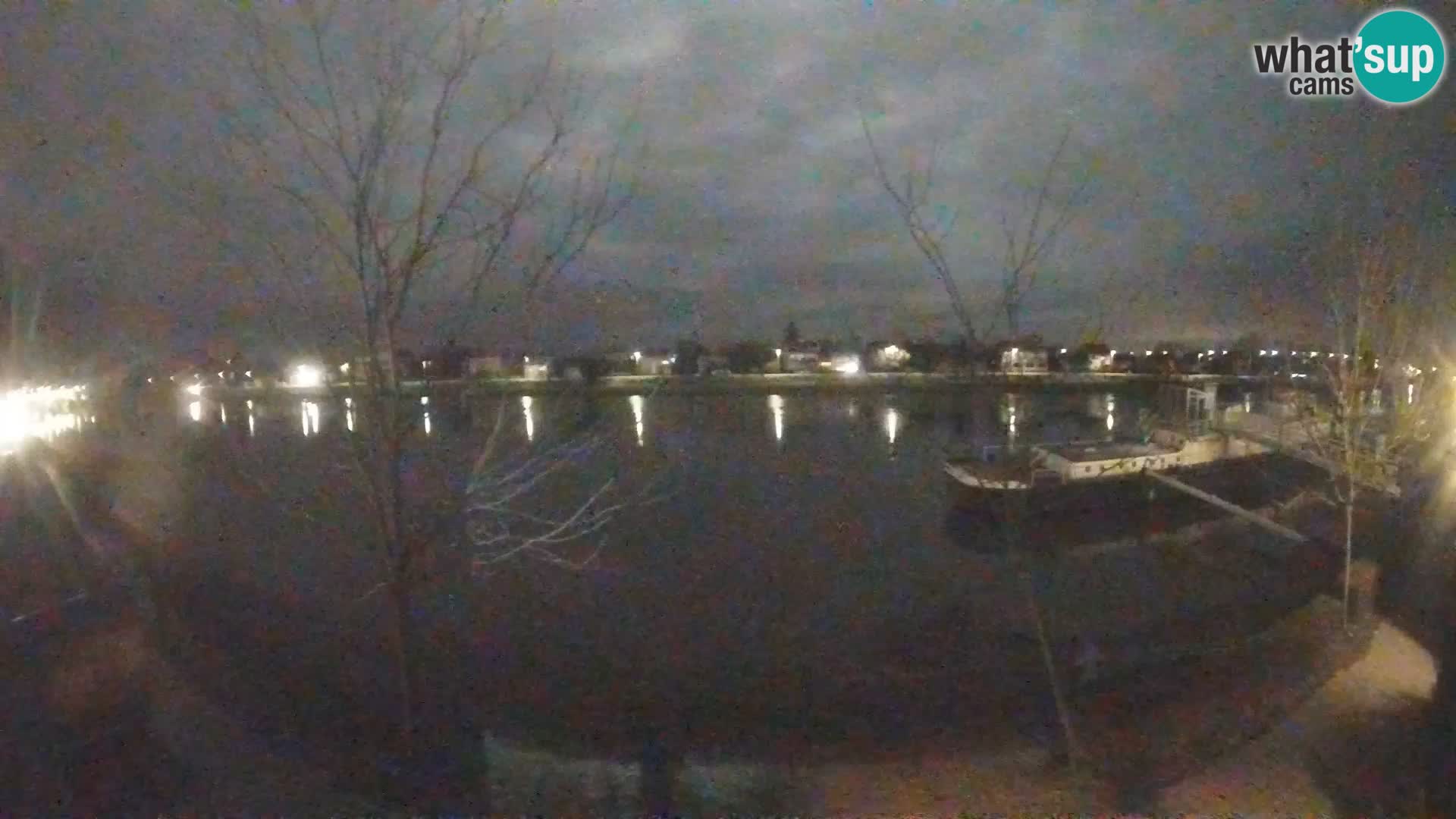 Sisak webcam en direct – vue sur la rivière Kolpa – Croatie