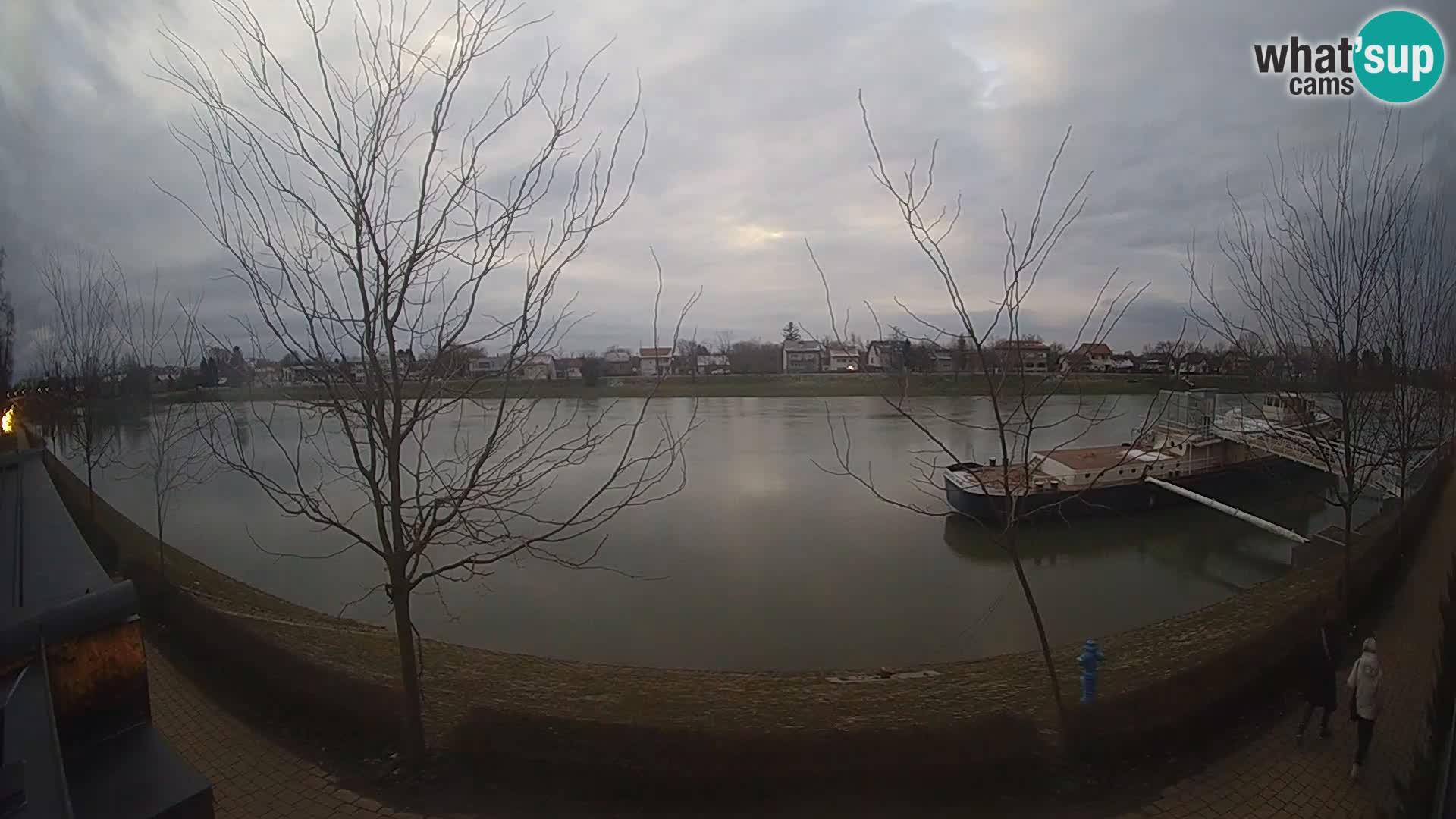 Sisak live webcam Kolpa river view – Croatia